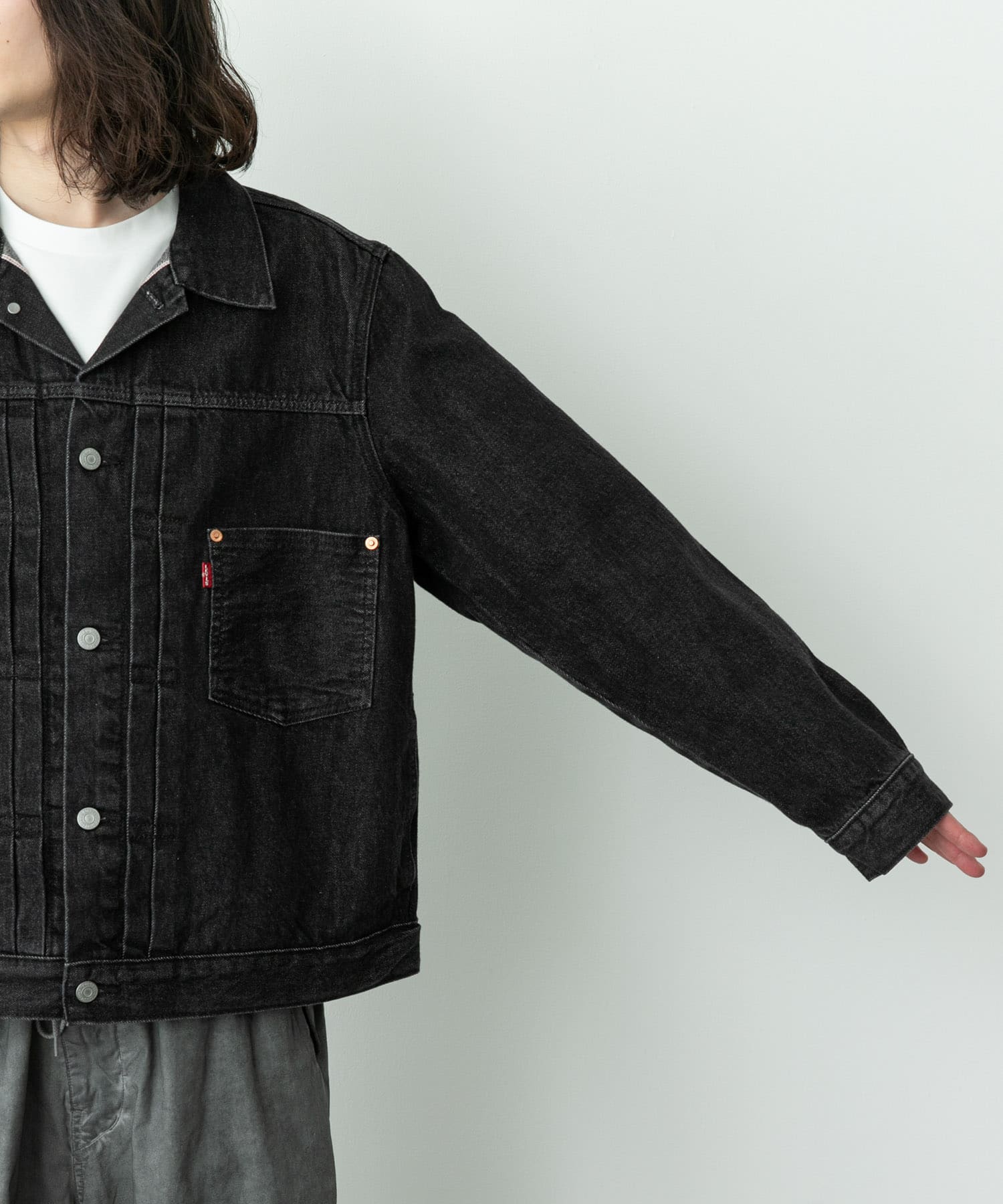 身長 : 173cm サイズ : L