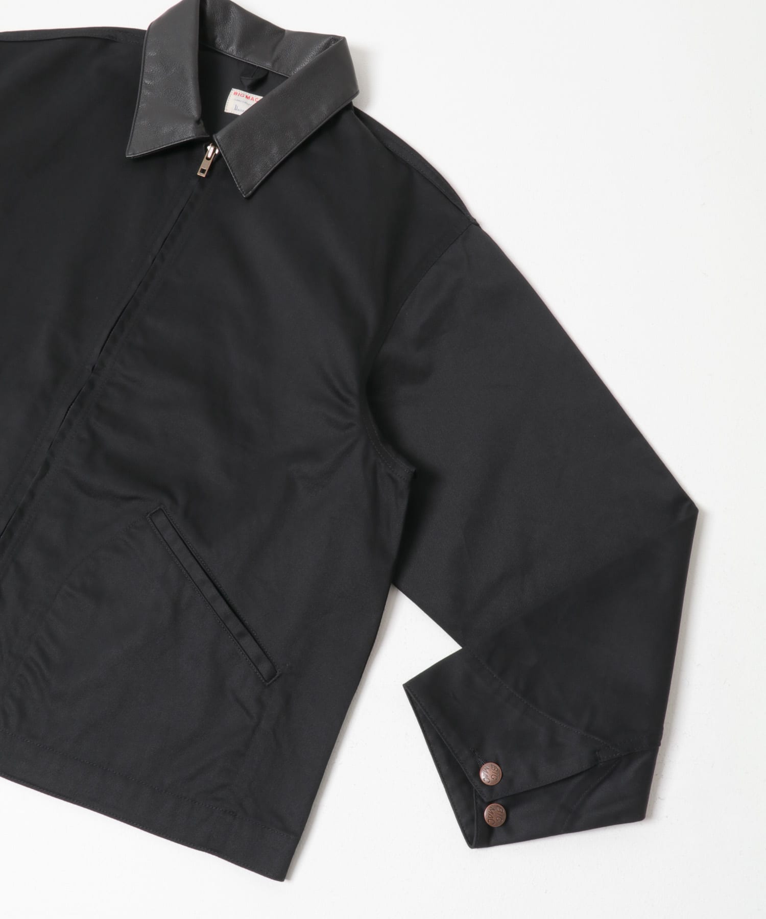 BIG MAC　LIGHT CHINO WORK JACKET BLACK M