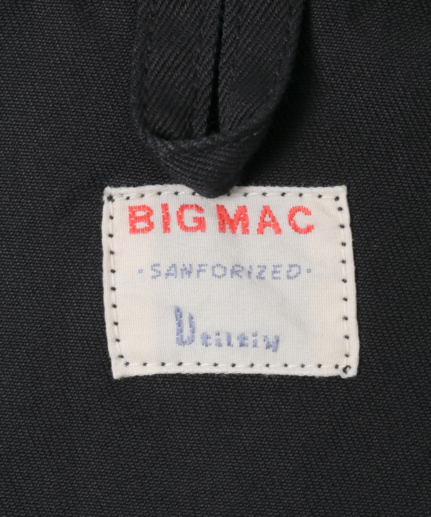 BIG MAC　LIGHT CHINO WORK JACKET BLACK M