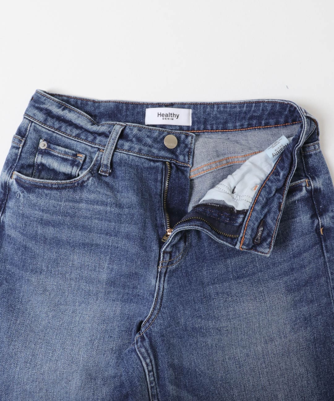 Healthy DENIM　PINK PEPPER MIDRISE MID USED 23