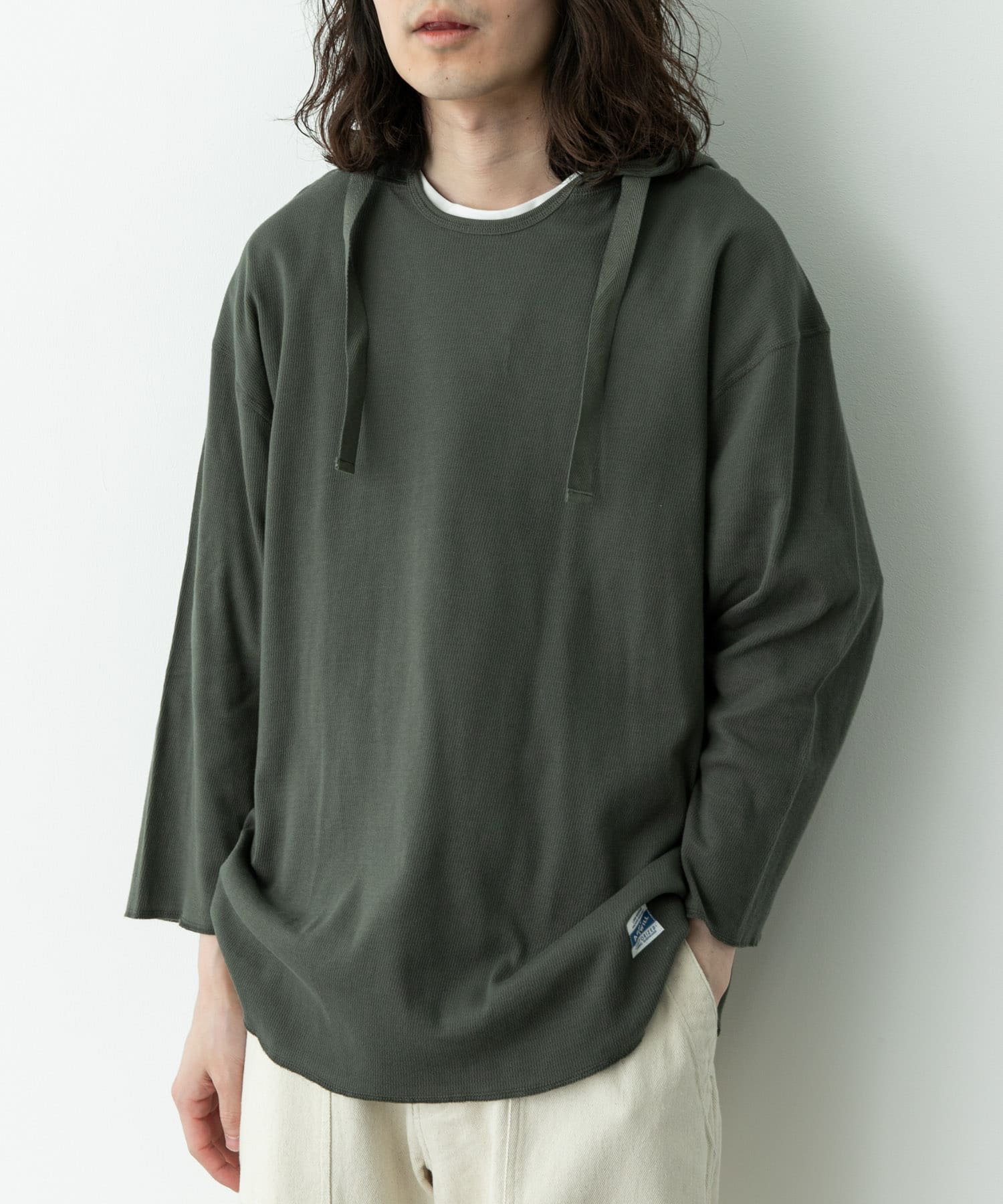 ARMY TWILL　LIGHT HONEYCOMB HOODIE