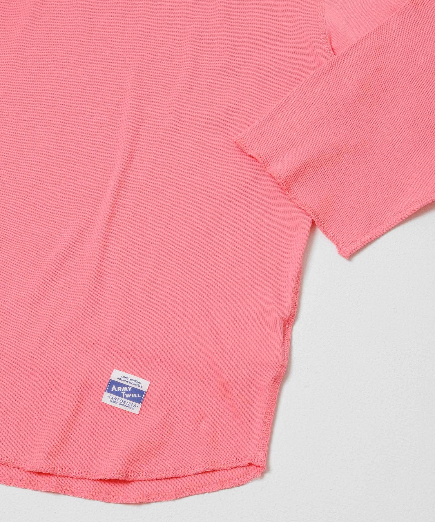 ARMY TWILL　LIGHT HONEYCOMB HOODIE PINK M