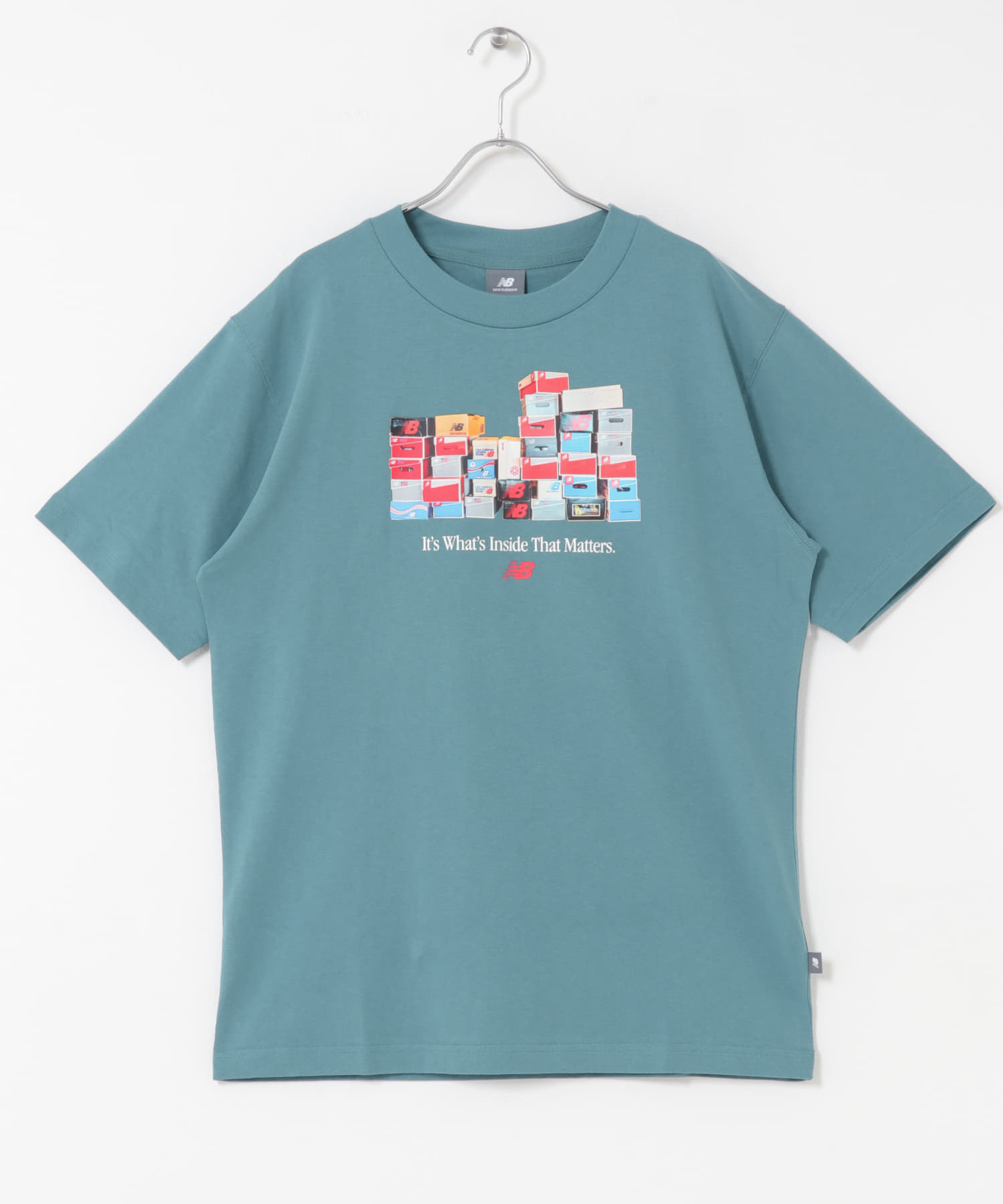 NEW BALANCE　ボックスTシャツ ビッグティール M