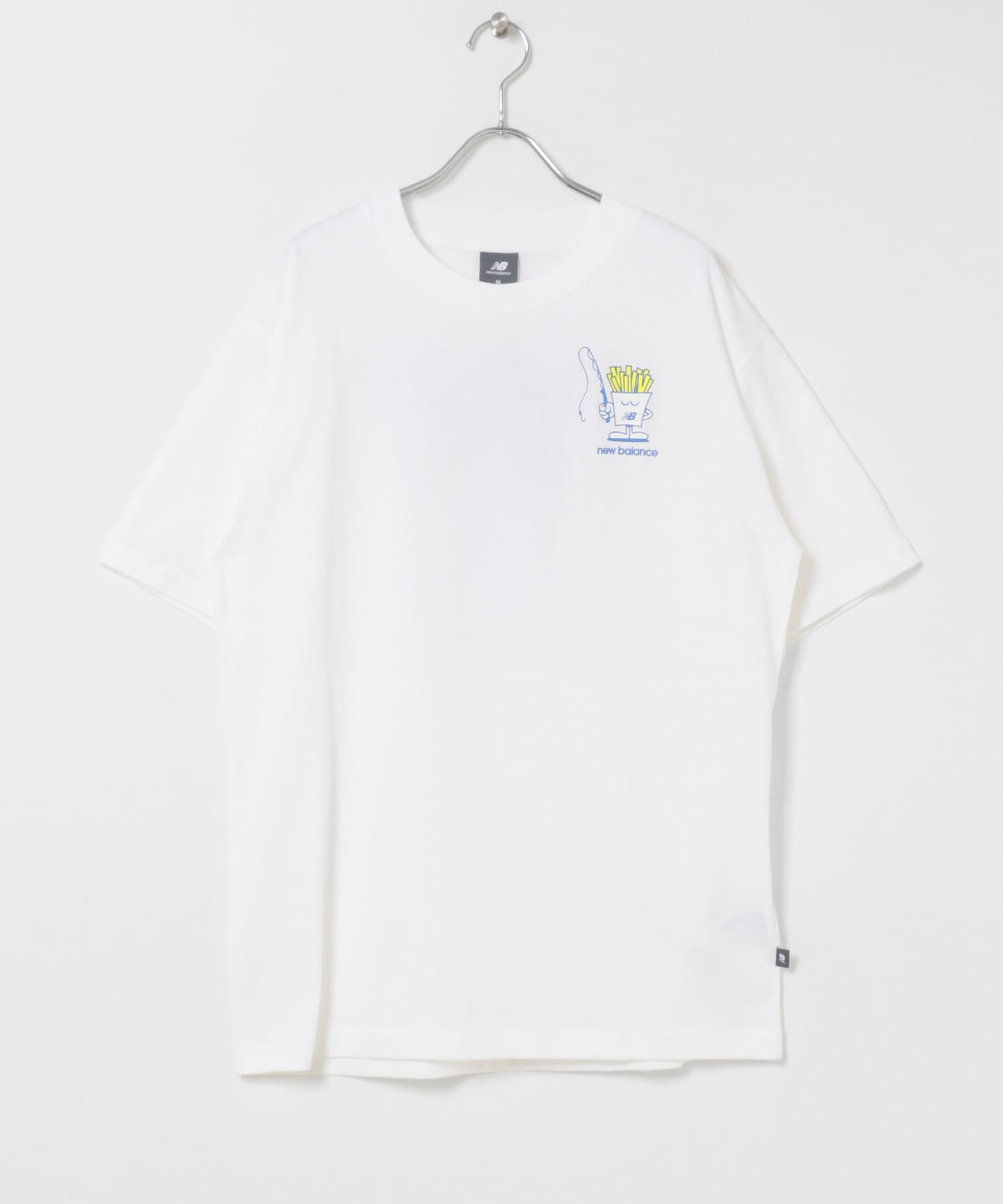 NEW BALANCE　フィッシュアンドチップスTシャツ ホワイト M