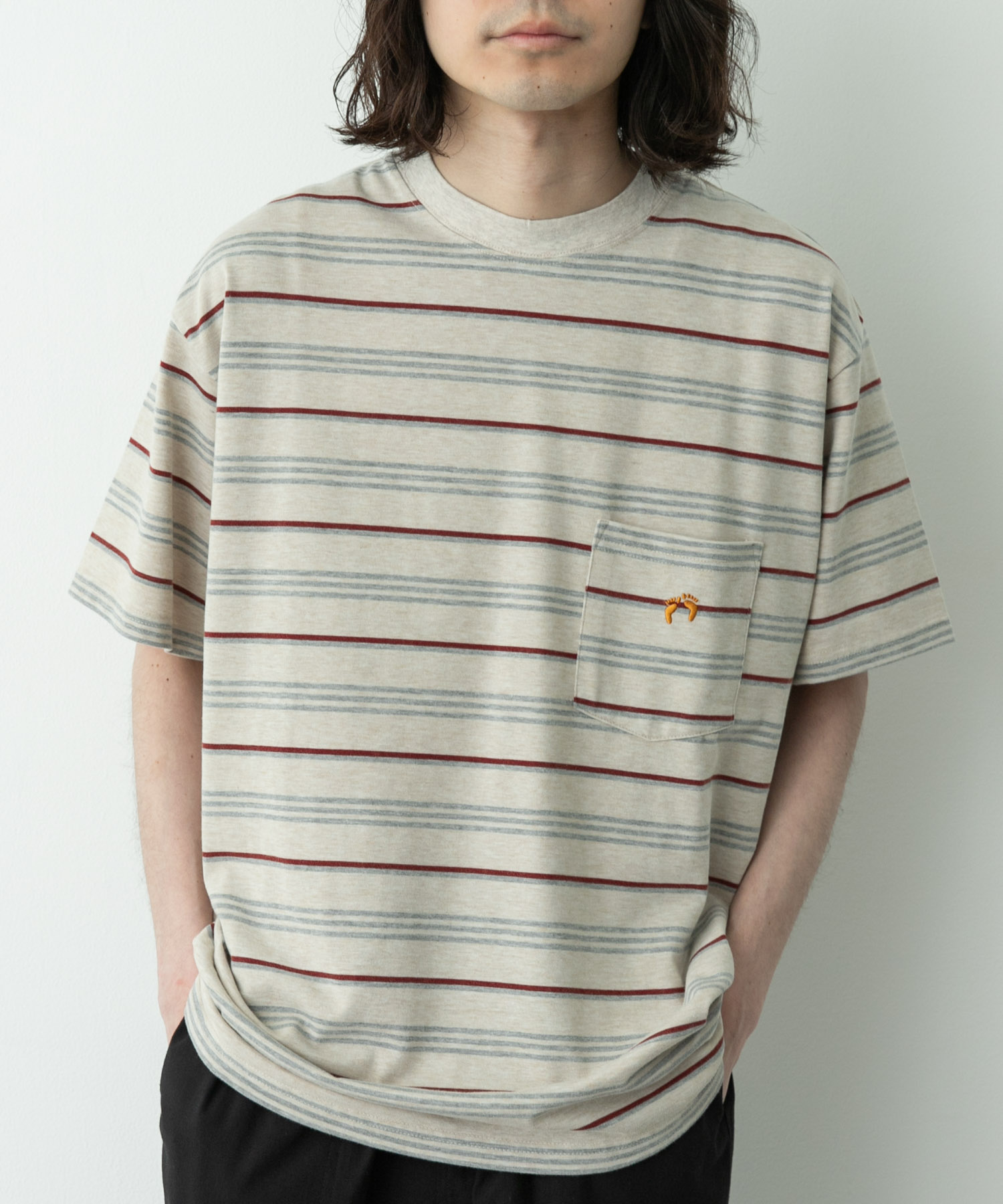HANG TEN　BASIC BORDER T-SHIRTS