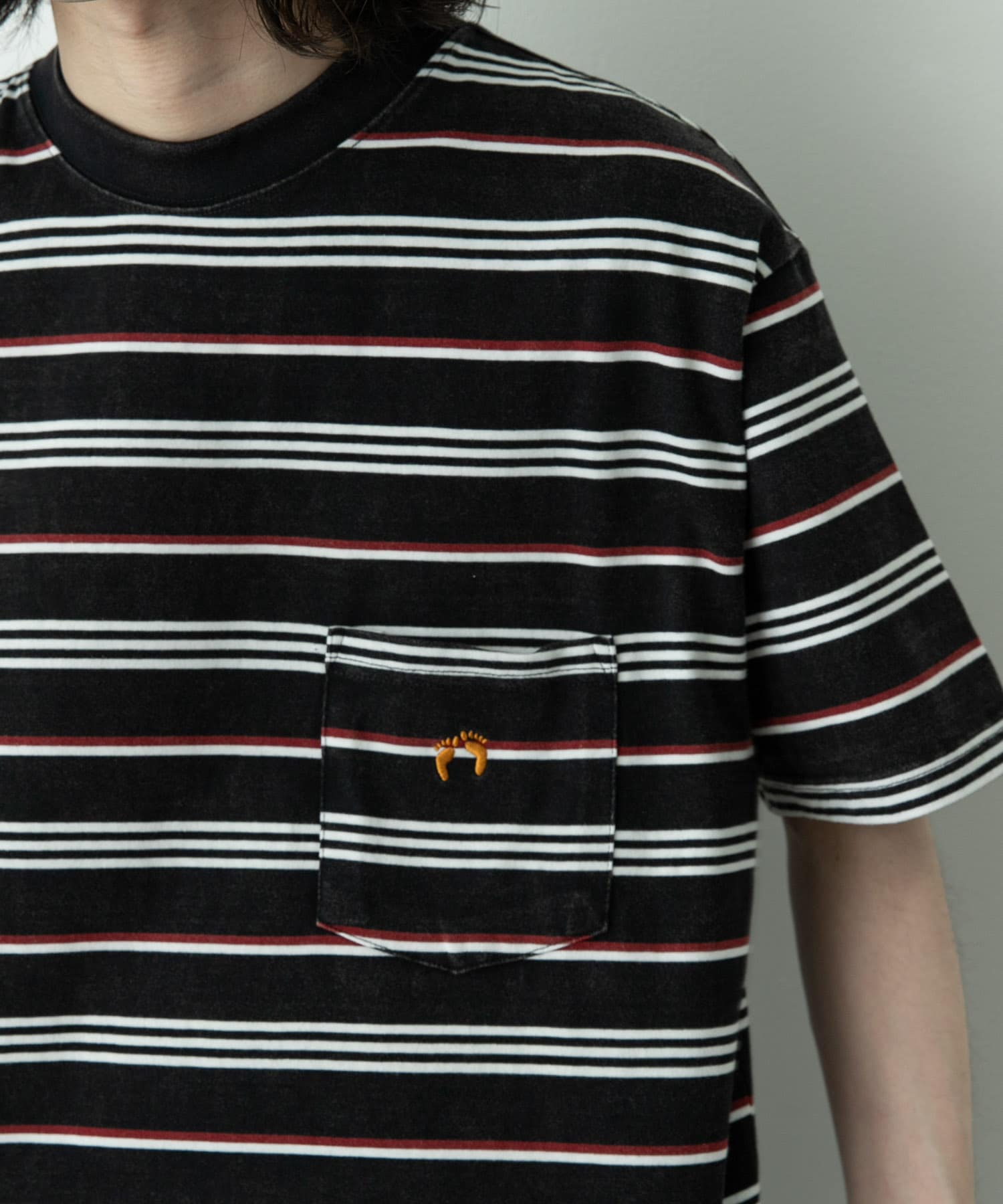 HANG TEN　BASIC BORDER T-SHIRTS