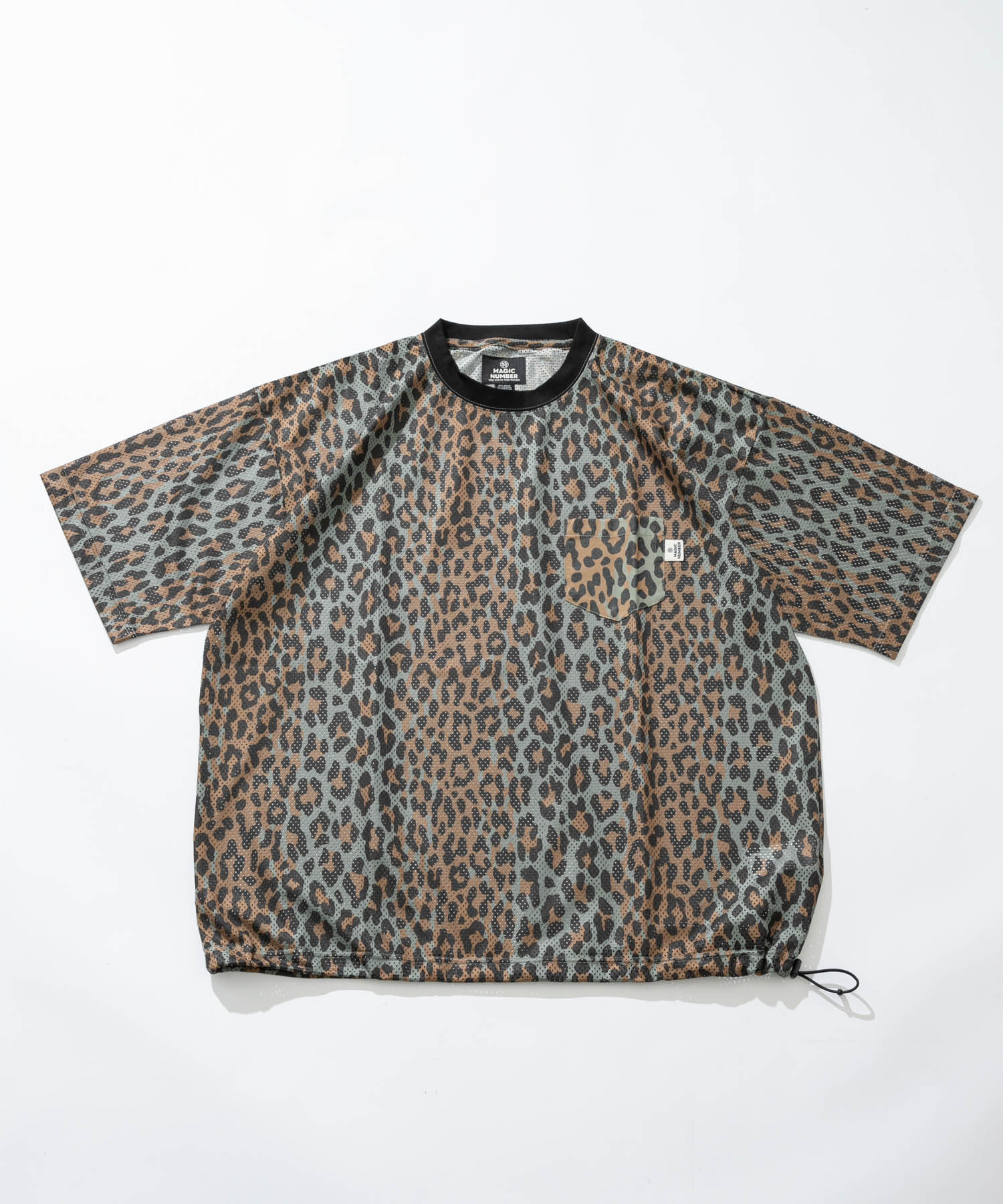MAGIC NUMBER　MESH LEOPARD T-SHIRTS