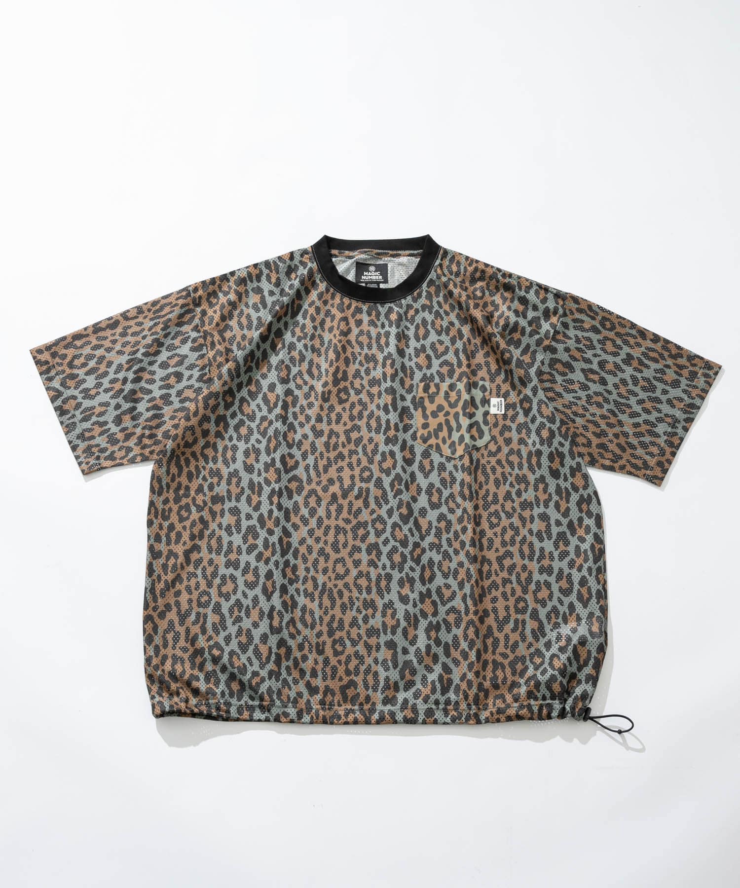 MAGIC NUMBER　MESH LEOPARD T-SHIRTS