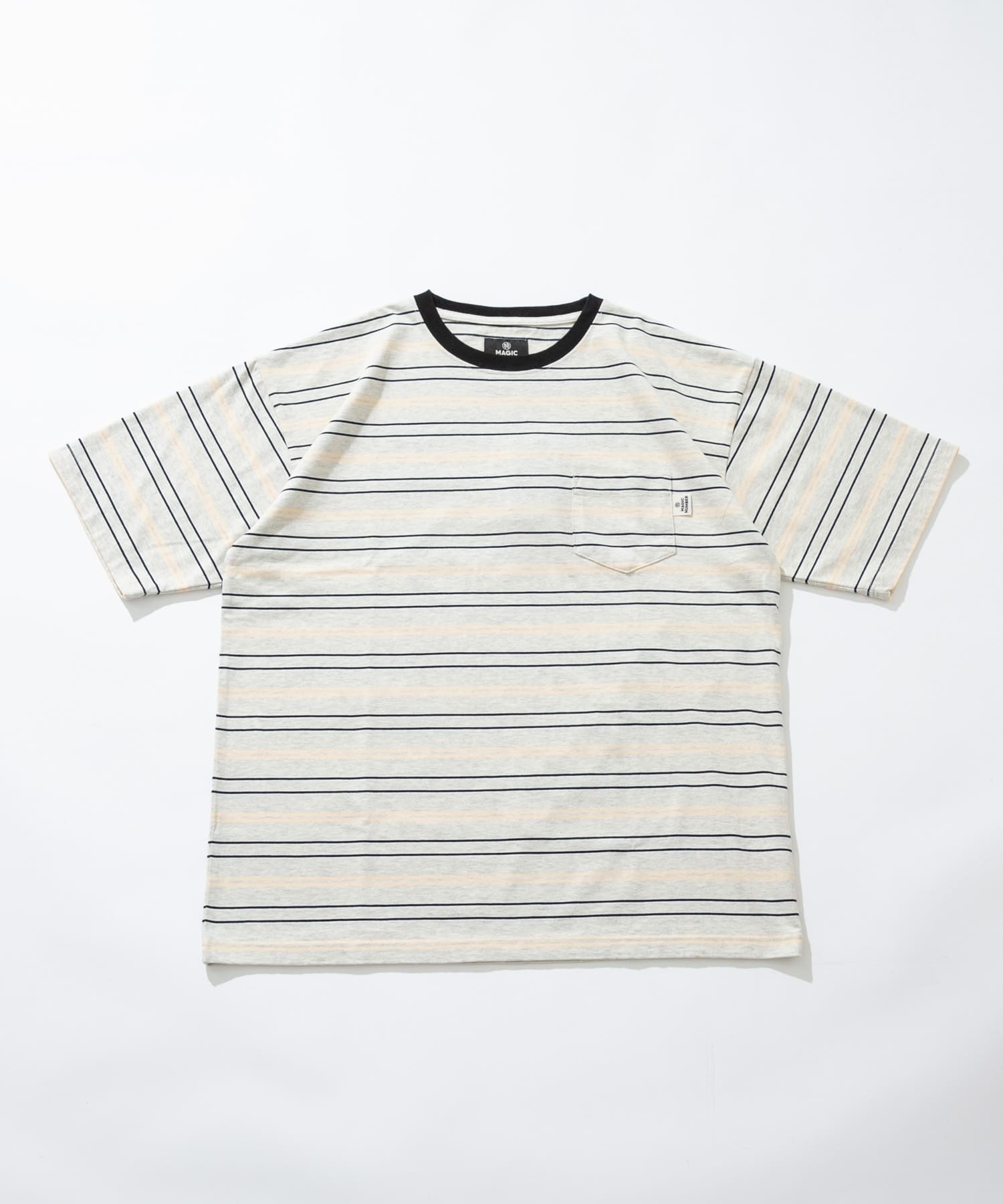 MAGIC NUMBER　MULTI BORDER T-SHIRTS