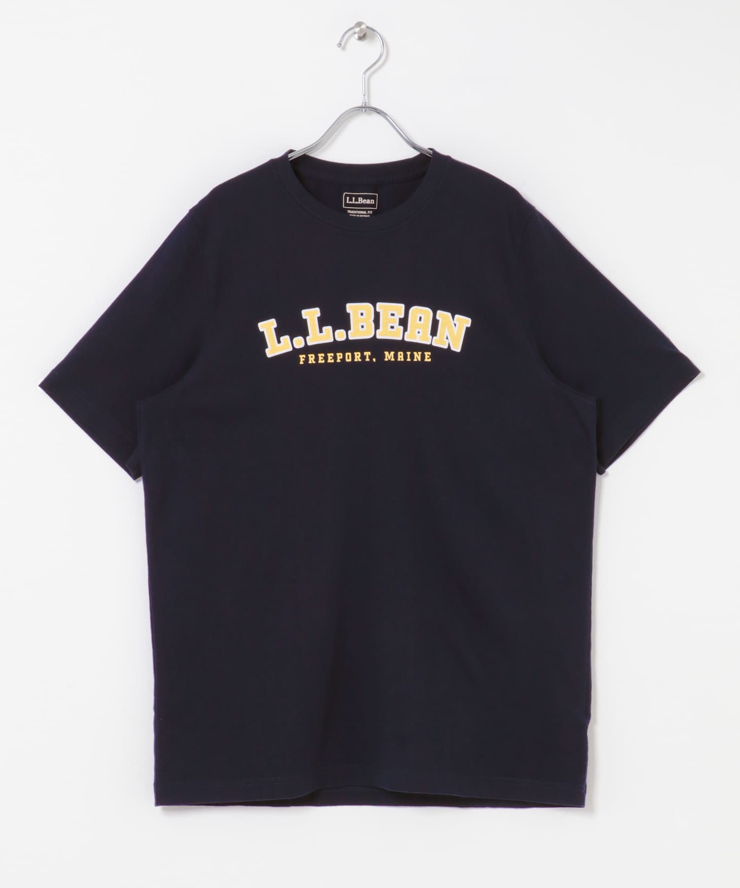 L.L.Bean　UNSHRINKABLE GRAPHIC T-SHIRTS NAVY L