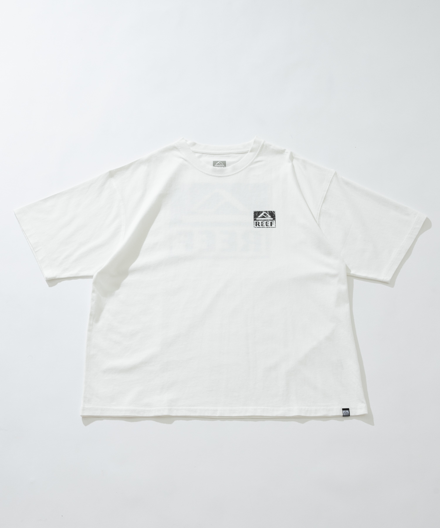REEF　BOX LOGO SHORT-SLEEVE T-SHIRTS