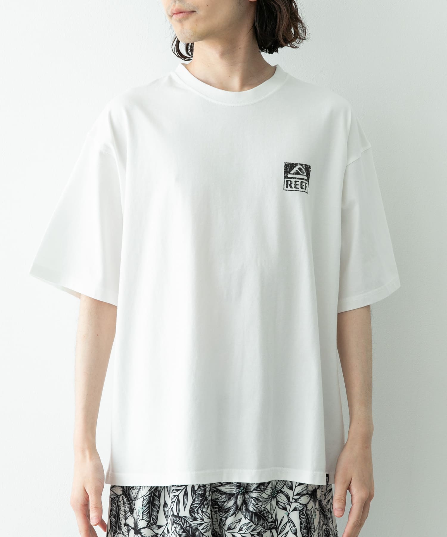 Buffer Tシャツ ホワイト 1(S) REEF BOX LOGO SHORT-SLEEVE T-SHIRTS(M WHT): トップス｜URBAN