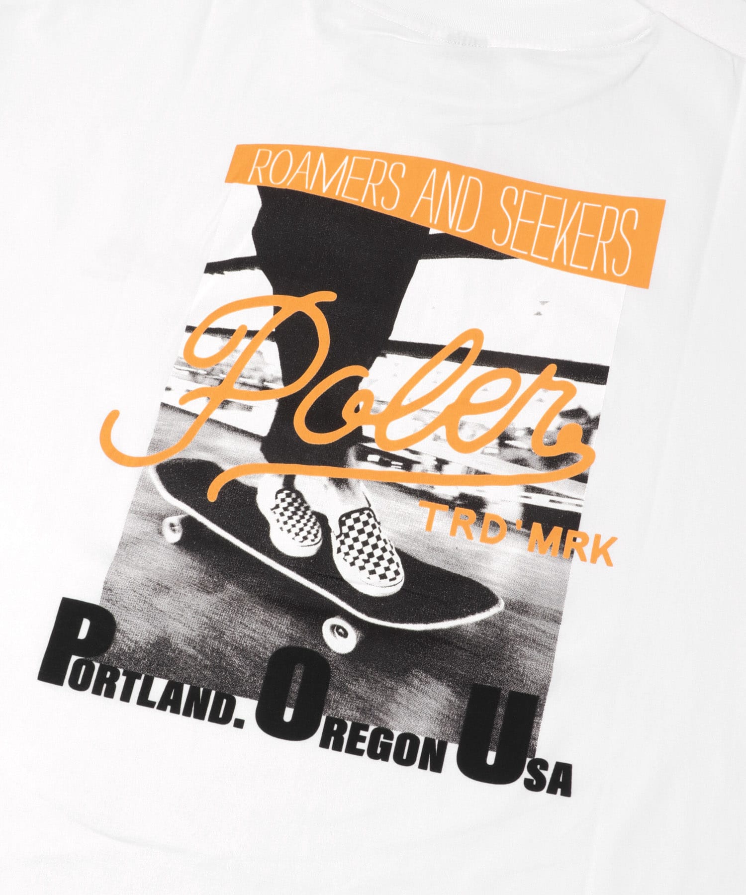 POLeR　PHOTO QUICK DRY T-SHIRTS WHITE M