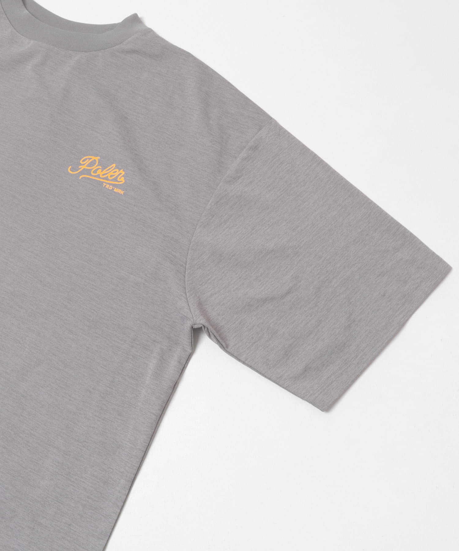 POLeR　PHOTO QUICK DRY T-SHIRTS GRAY M