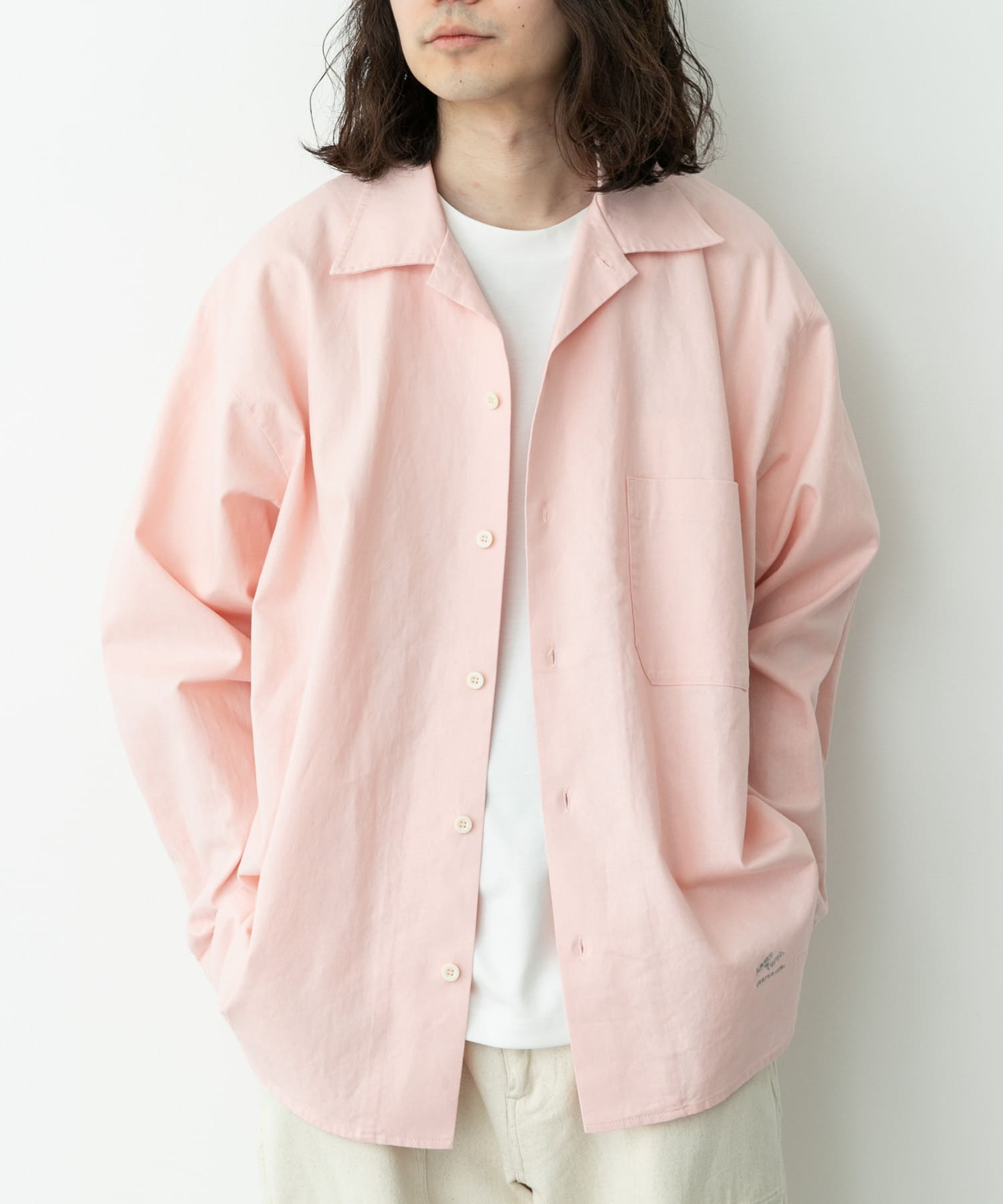 ARMY TWILL　COTTON LINEN UTILITYSHIRTS