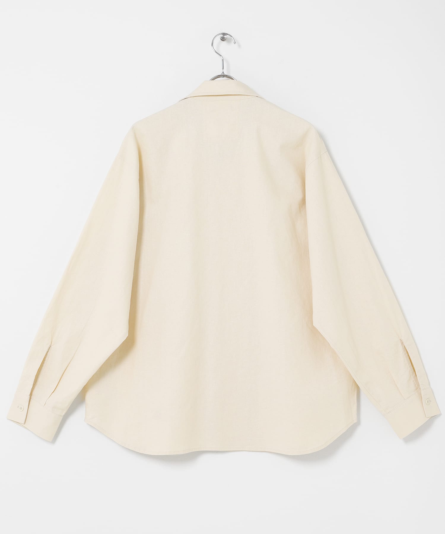 ARMY TWILL　COTTON LINEN UTILITYSHIRTS ECRU S