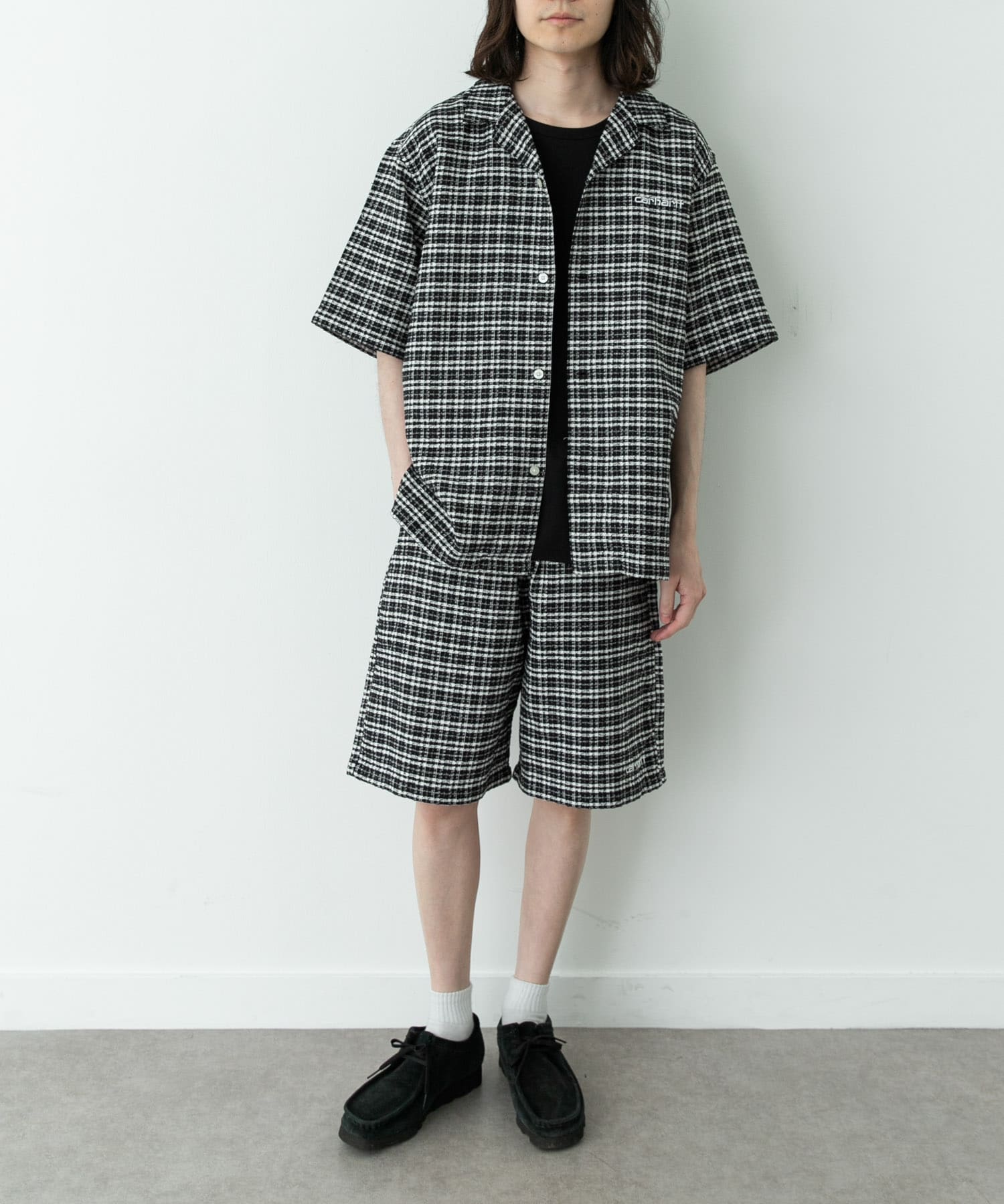 CARHARTT SHORT-SLEEVE KANDER SHIRTS(S BLACK): トップス｜URBAN