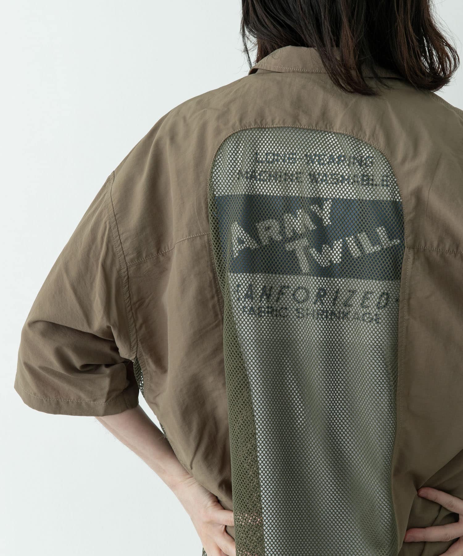 ARMY TWILL　NYLON OX MESH SHIRTS