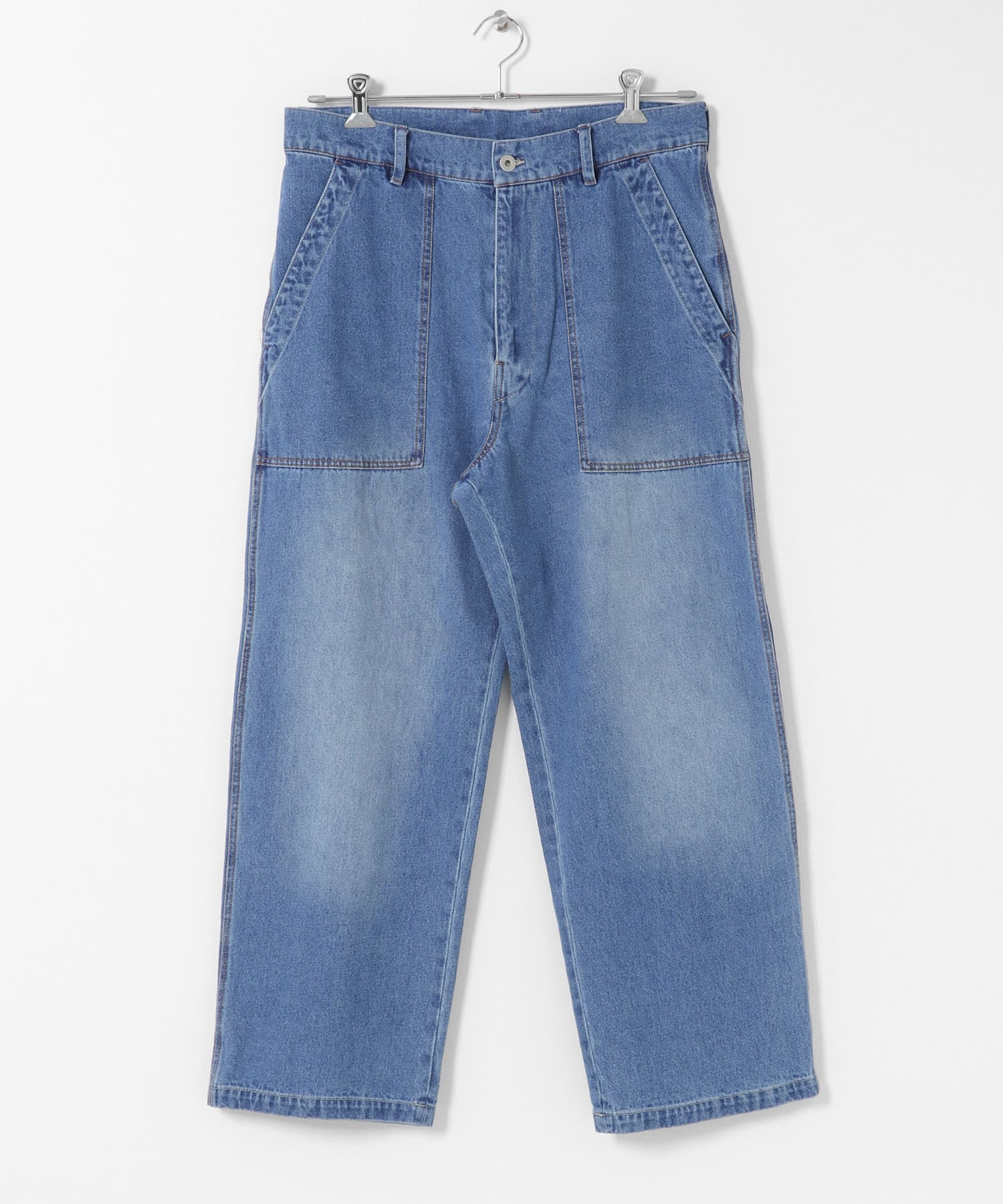 ARMY TWILL　DENIM BAKER PANTS