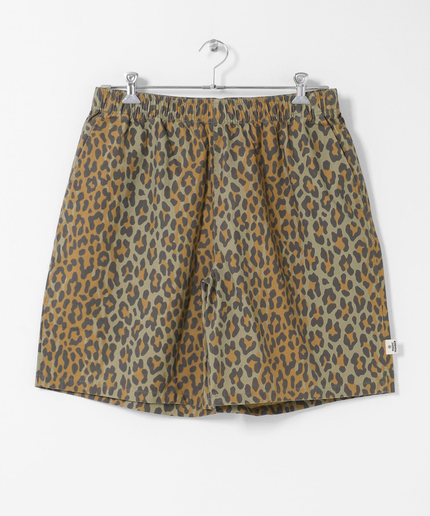 MAGIC NUMBER　COTTON LEOPARD BEACHPANTS BROWN M