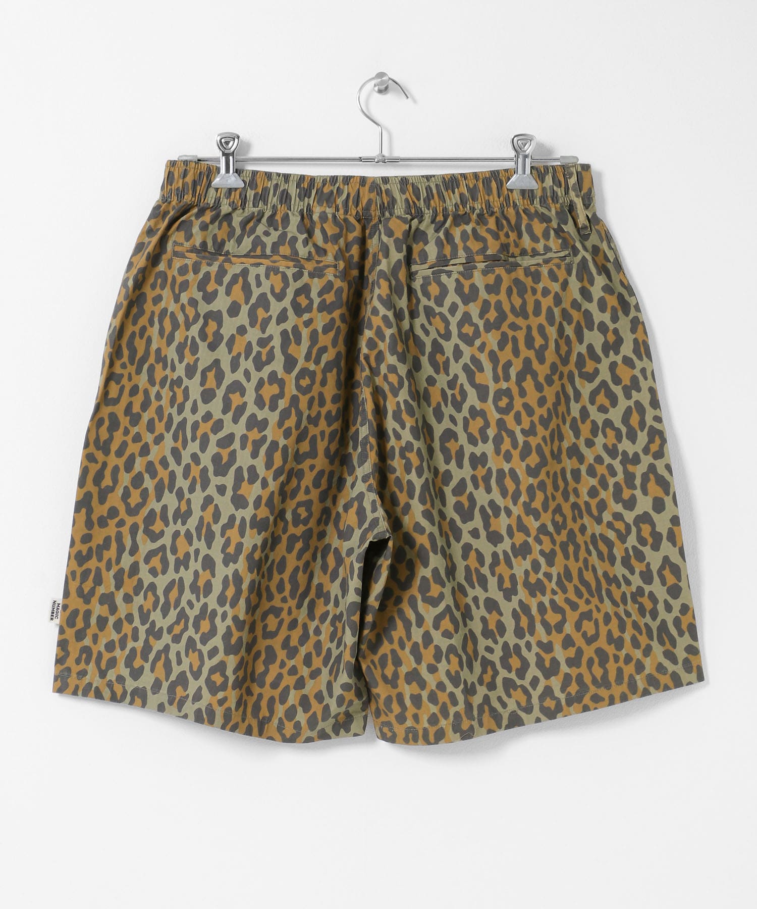 MAGIC NUMBER　COTTON LEOPARD BEACHPANTS BROWN M