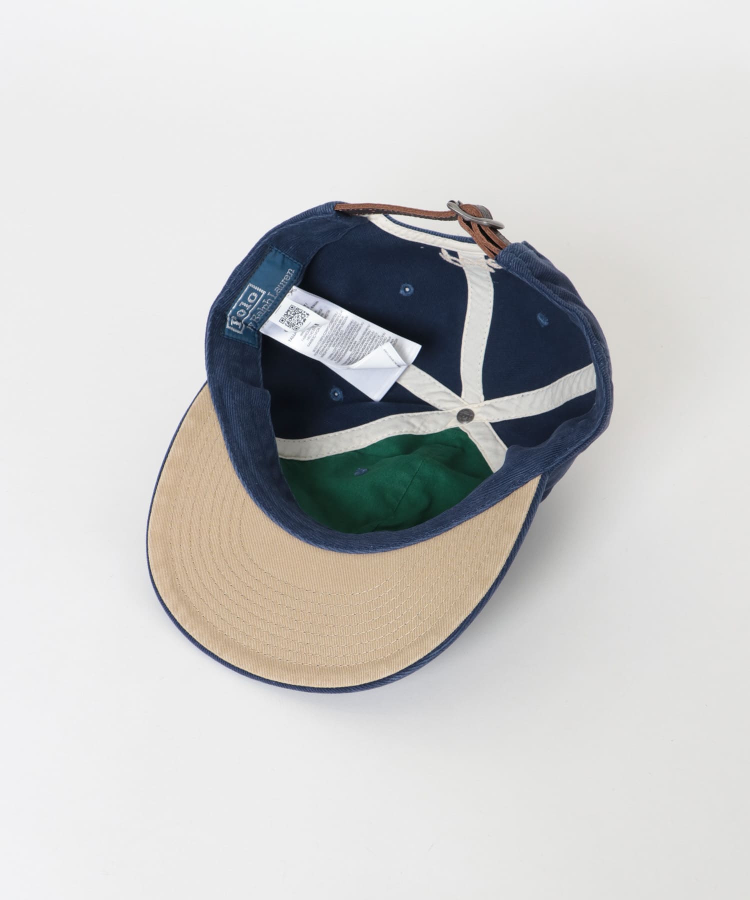 POLO RALPH LAUREN　ラルフローレン WOVEN-CAP NAVY One