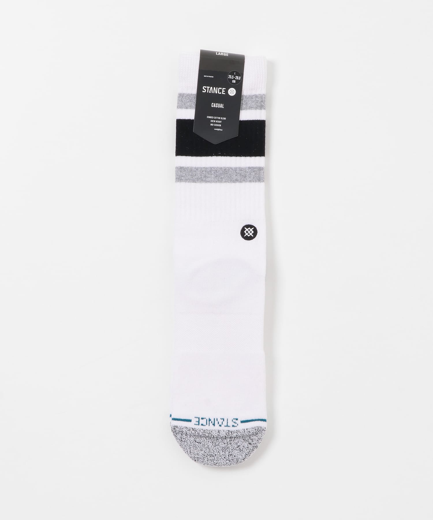 STANCE SOCKS　BOYD ST WHITE L
