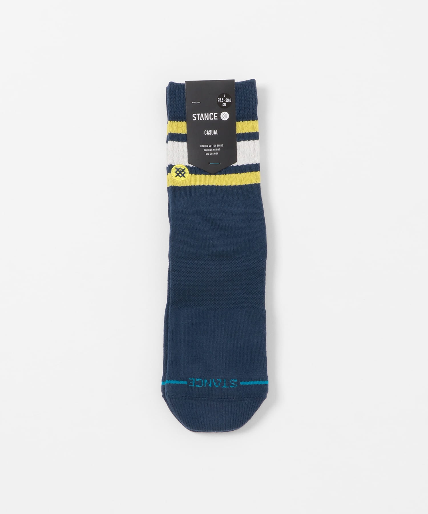 STANCE SOCKS　BOYD QTR DEEP TEAL L