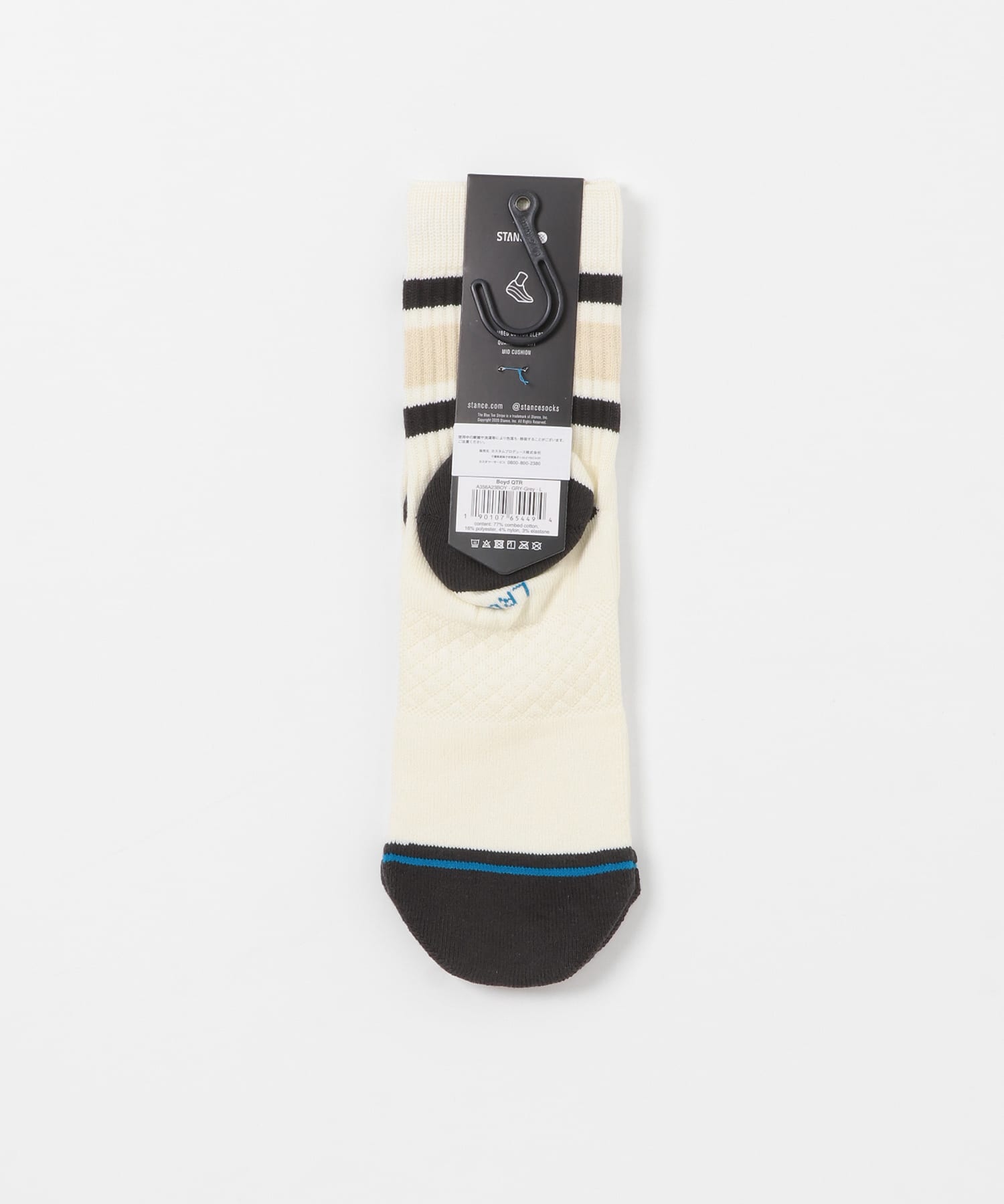 STANCE SOCKS　BOYD QTR GREY L