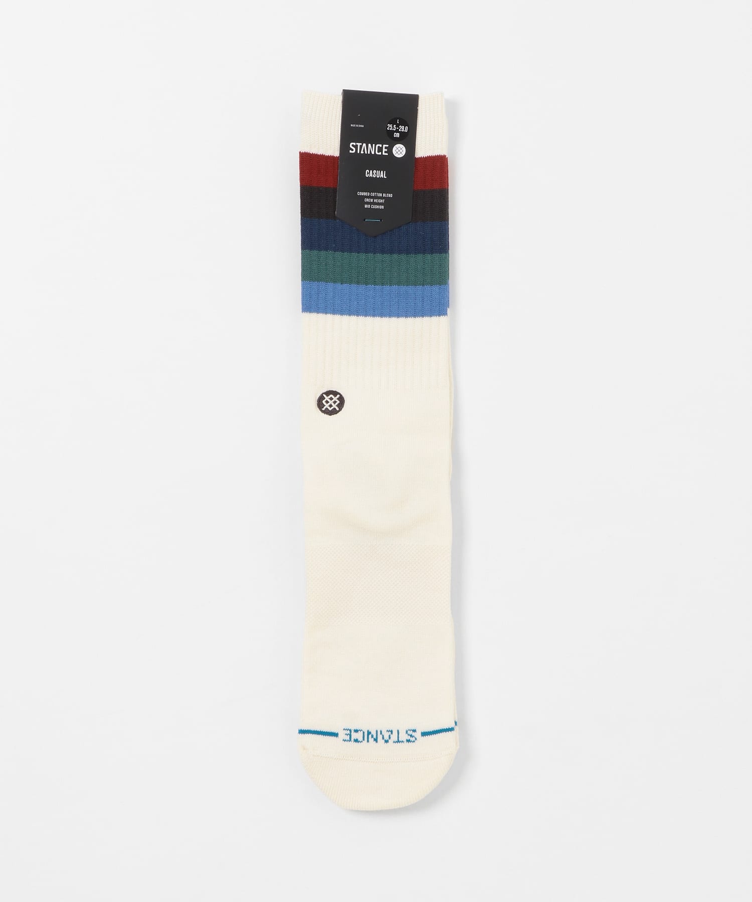 STANCE SOCKS　MALIBOO CREW CANVAS L