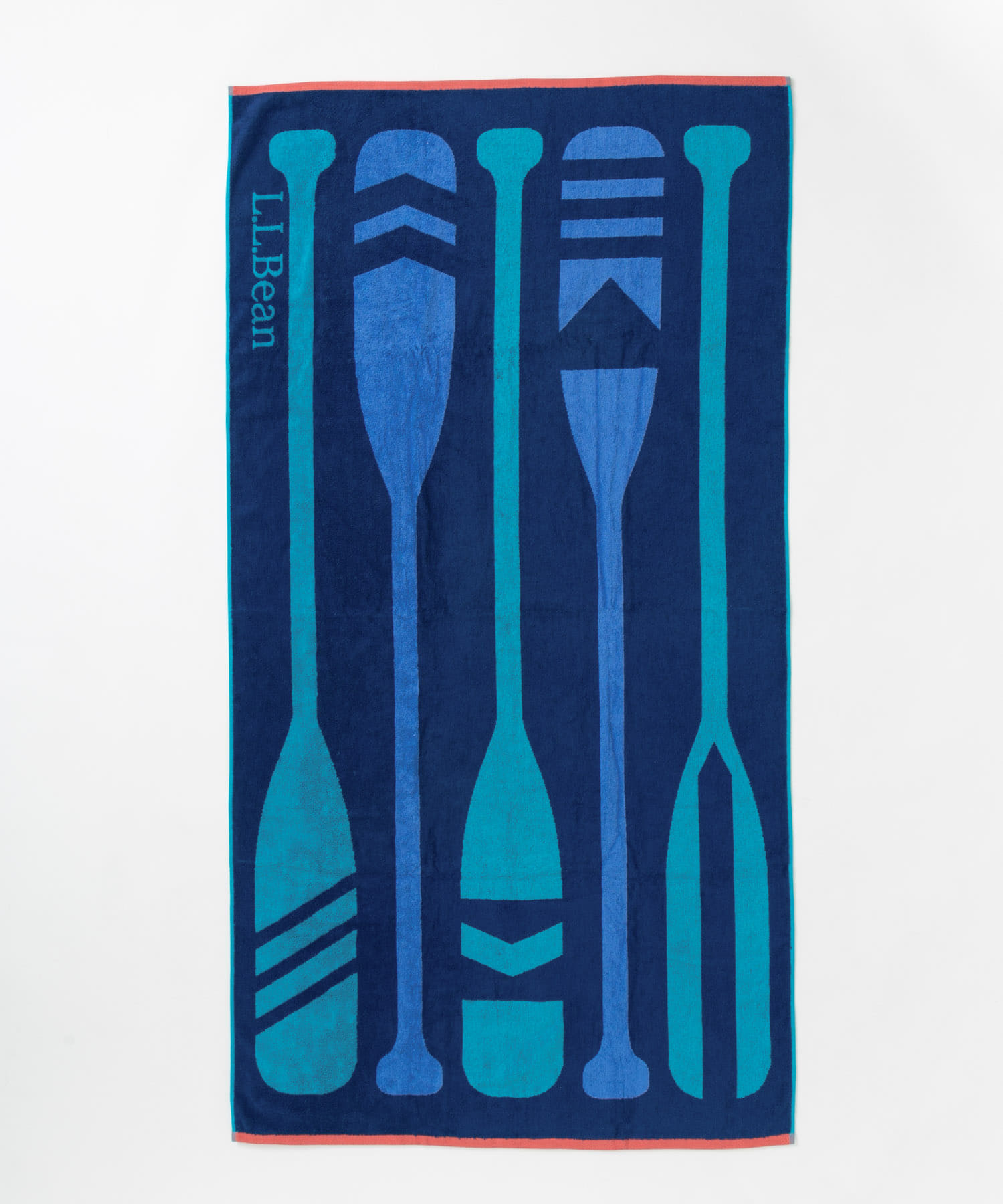 L.L.Bean　BEACH TOWEL PADDLES BLUE One