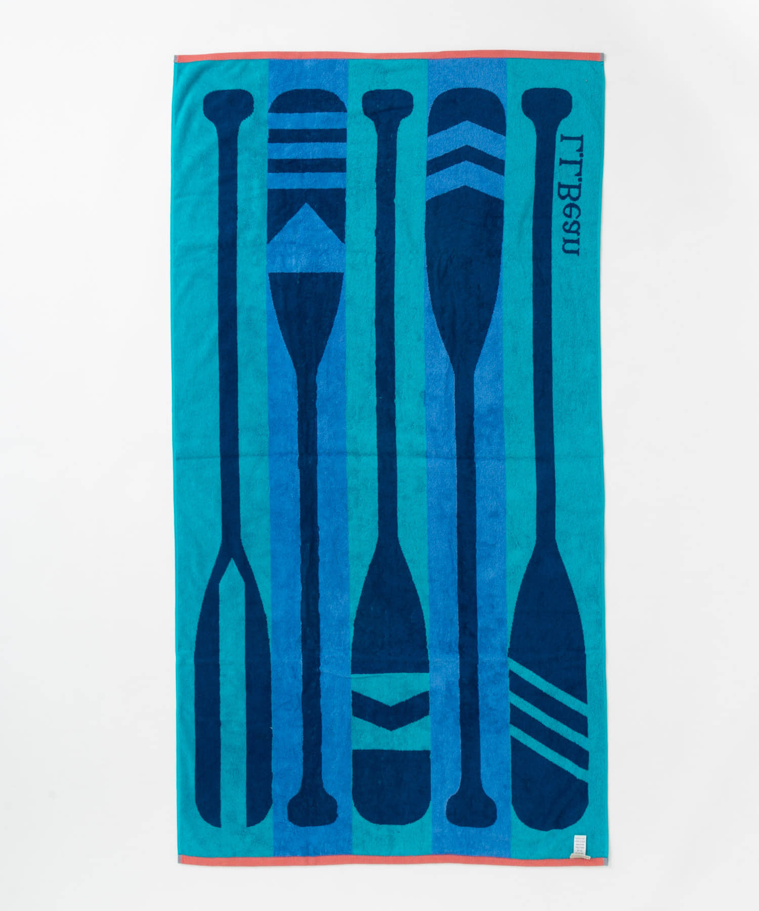 L.L.Bean　BEACH TOWEL PADDLES BLUE One