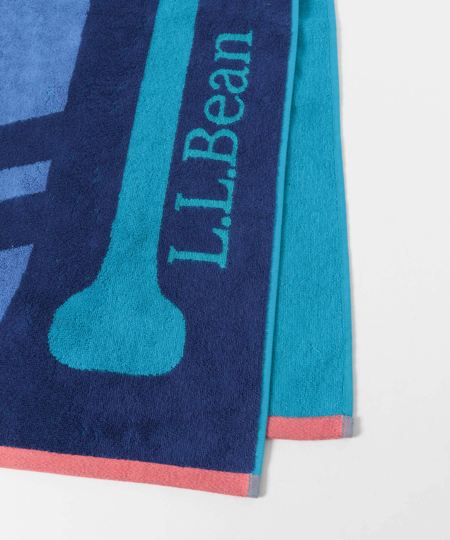 L.L.Bean　BEACH TOWEL PADDLES BLUE One
