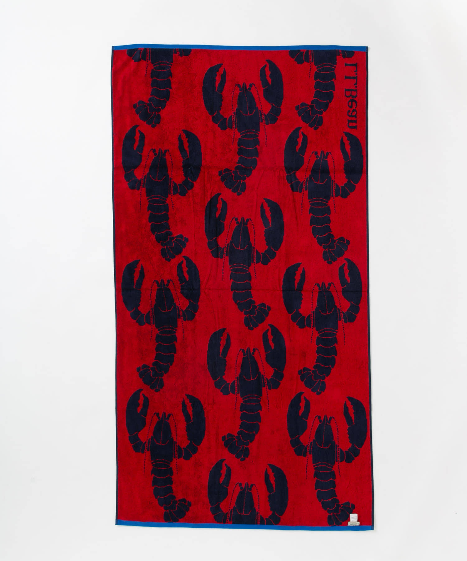 L.L.Bean　BEACH TOWEL LOBSTERS NAVY One
