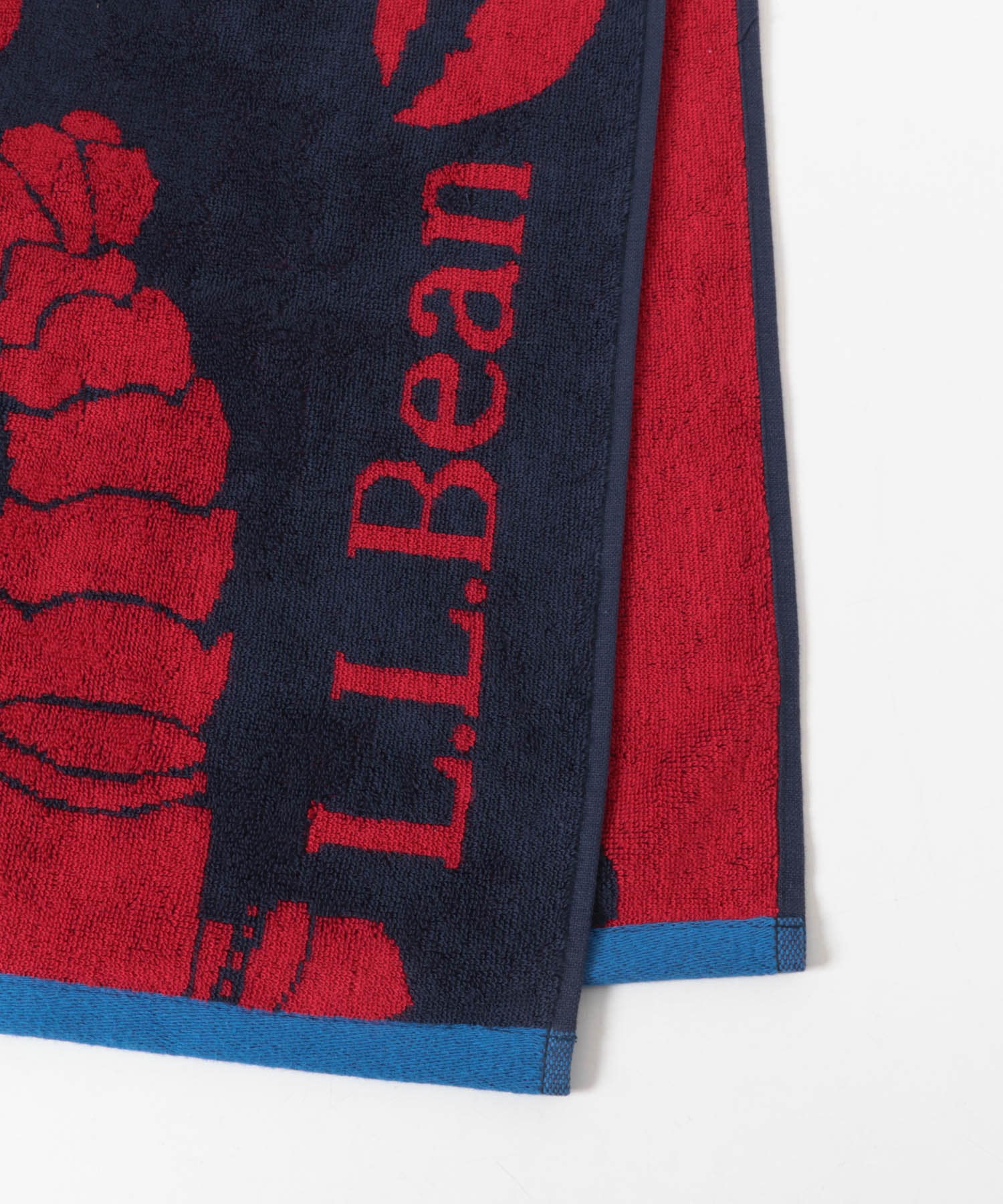 L.L.Bean　BEACH TOWEL LOBSTERS NAVY One