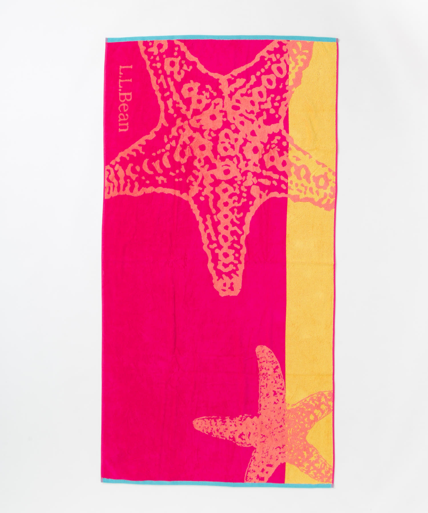 L.L.Bean　BEACH TOWEL STARFISH CORAL One
