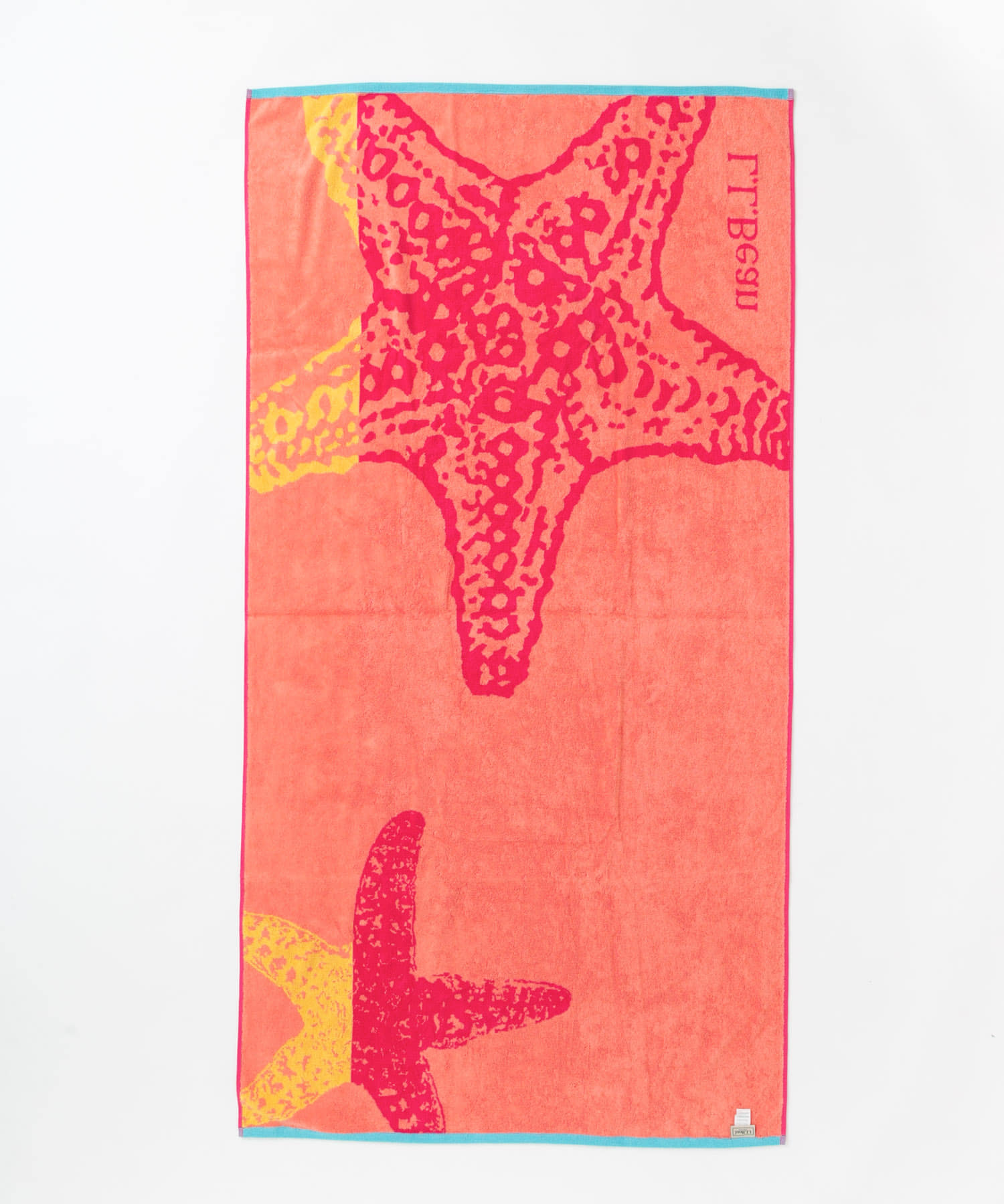 L.L.Bean　BEACH TOWEL STARFISH CORAL One