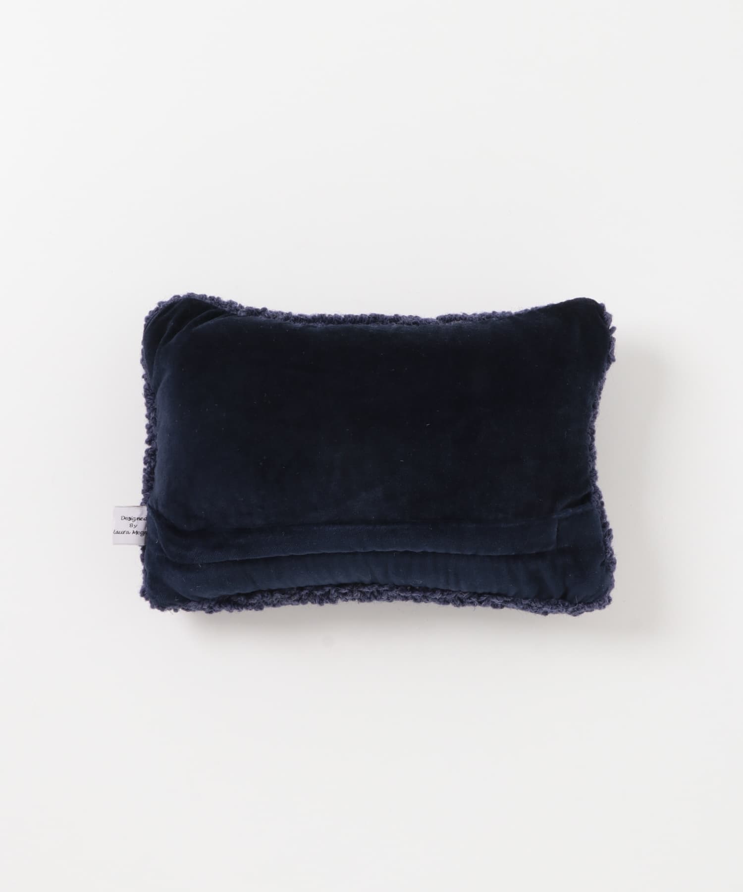 L.L.Bean　WOOL PILLOW WHALE BLUE One
