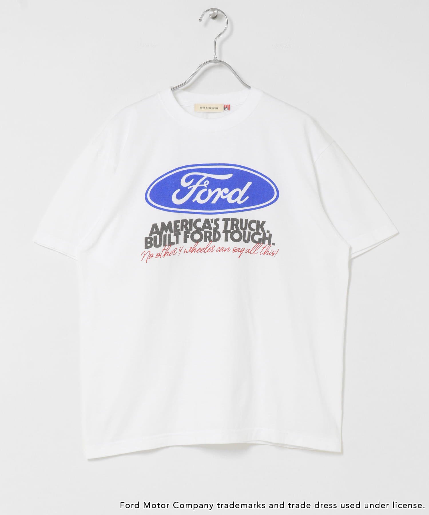 GOOD ROCK SPEED　FORD T-SHIRTS WHITE Free