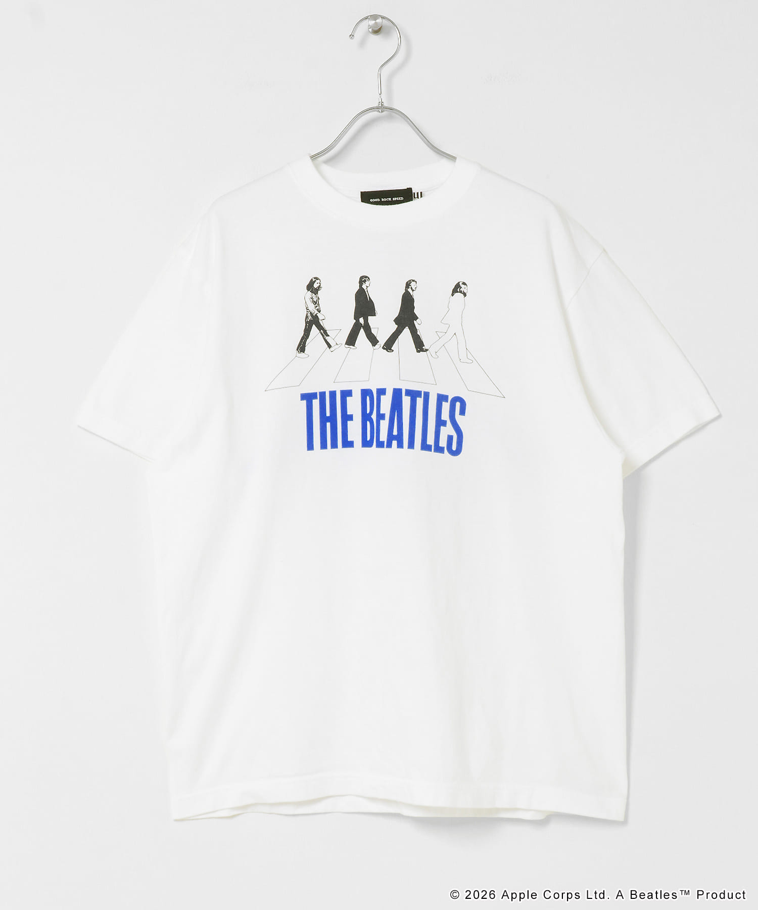 GOOD ROCK SPEED　THE BEATLES T-SHIRTS WHITE Free