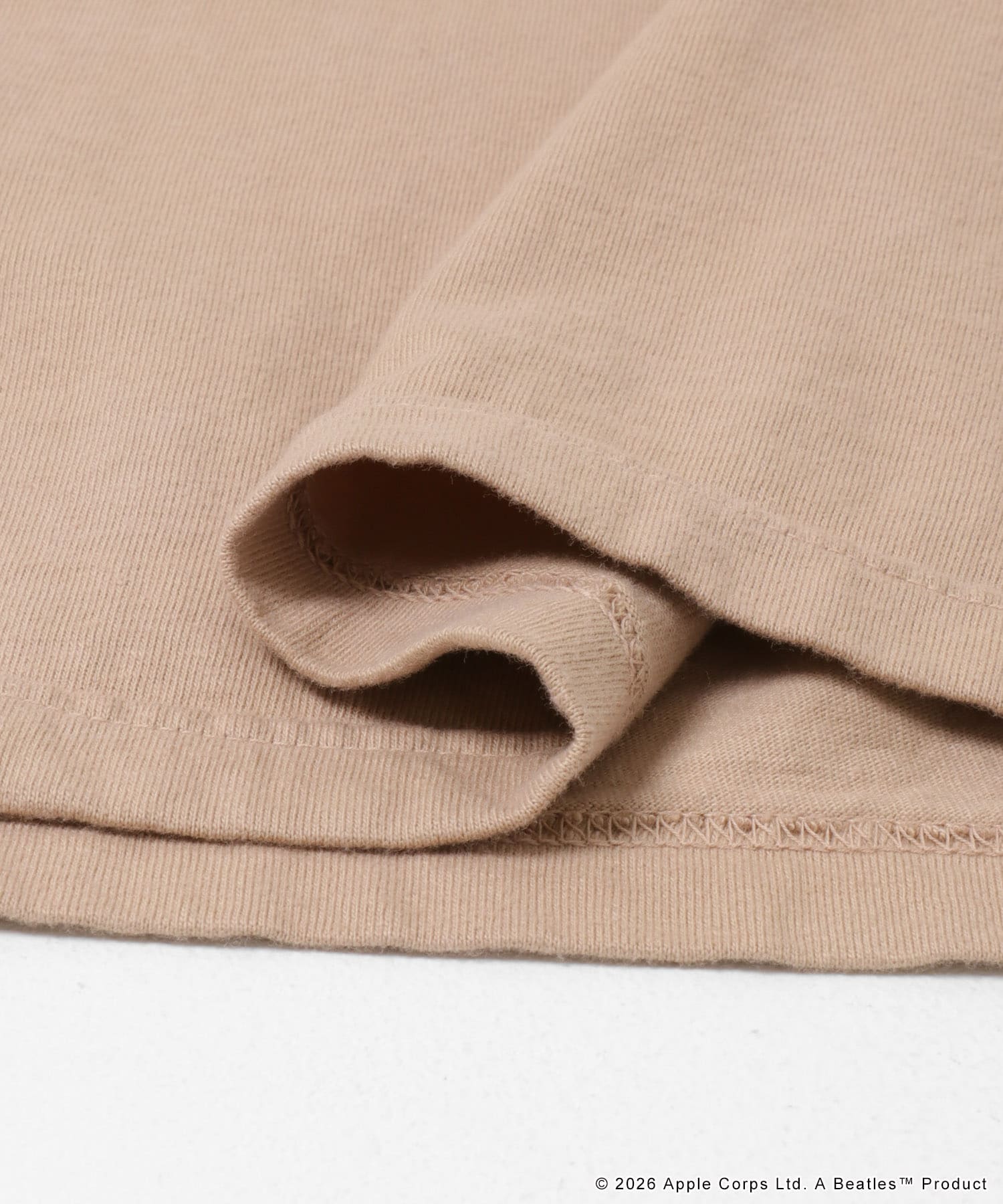 GOOD ROCK SPEED　THE BEATLES T-SHIRTS L BEIGE Free