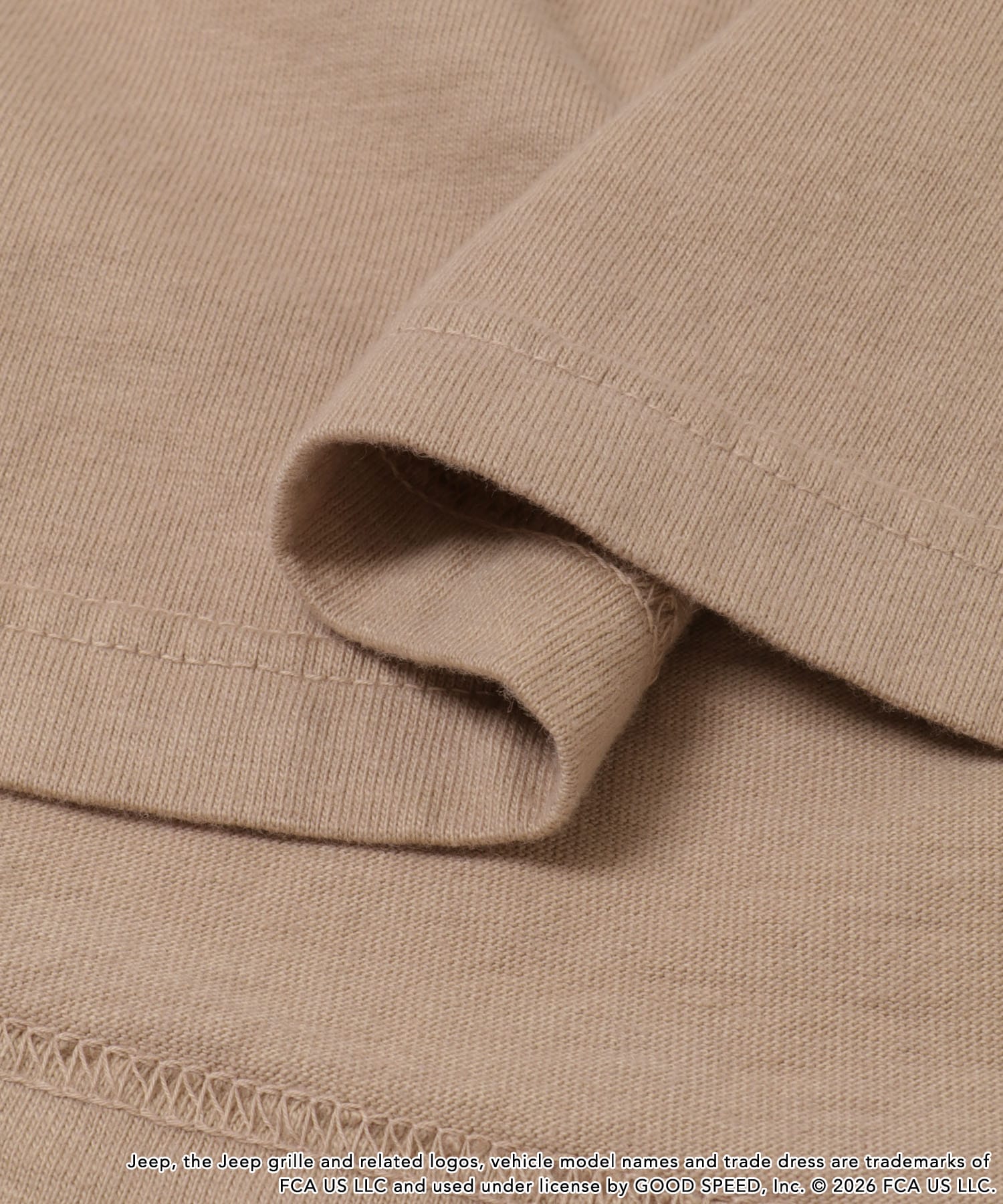 GOOD ROCK SPEED　ジープT-SHIRTS L BEIGE Free