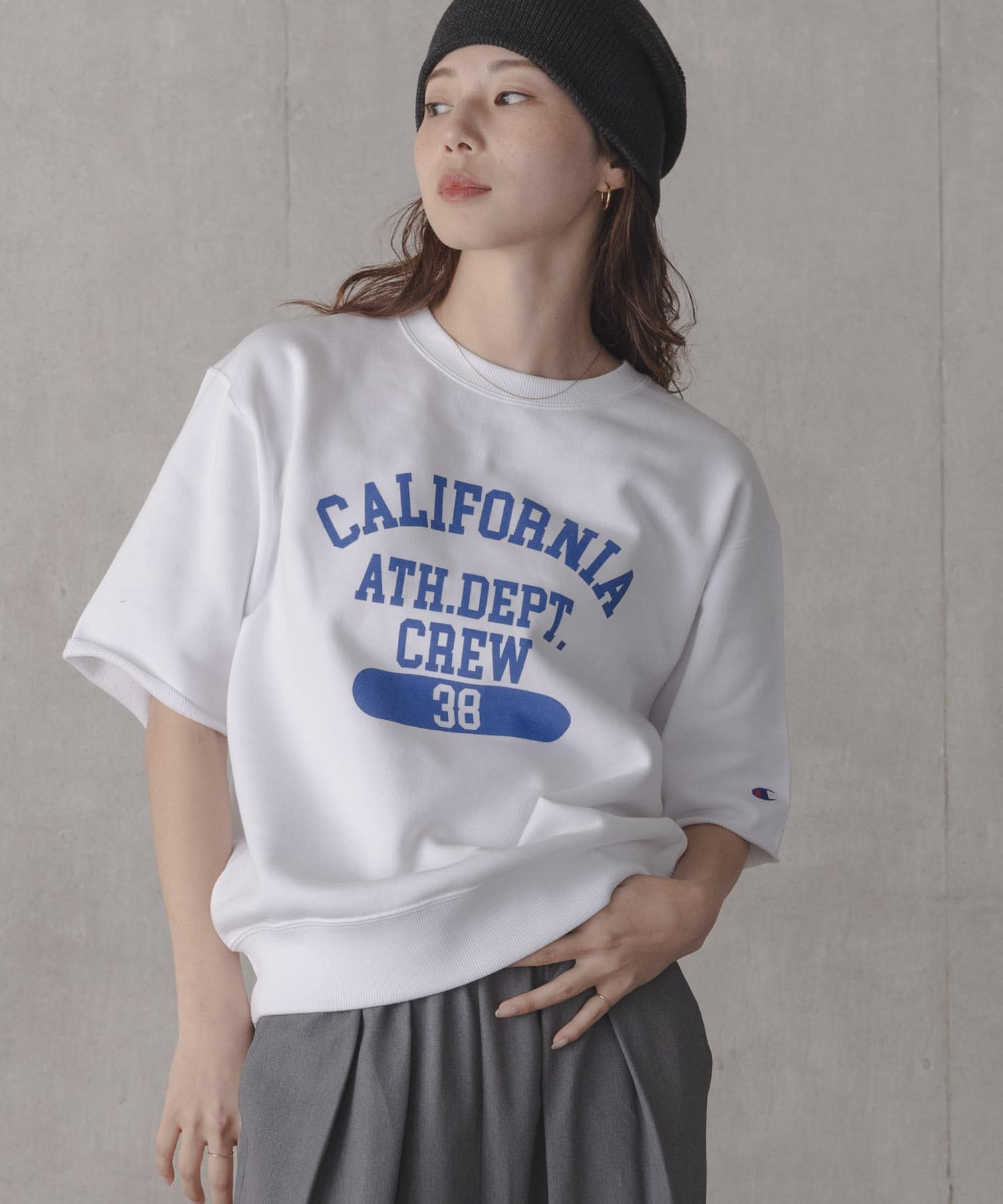 『別注』CHAMPION×Sonny Label　ロゴスウェットTシャツ