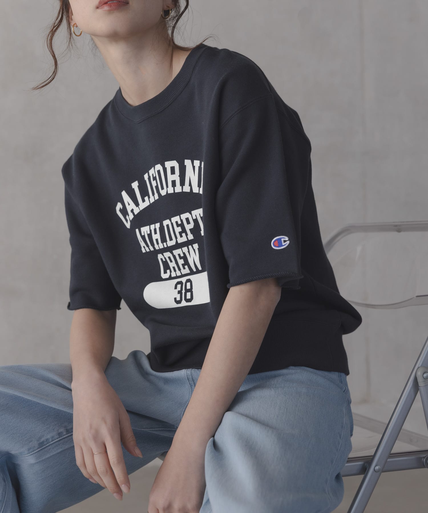 『別注』CHAMPION×Sonny Label　ロゴスウェットTシャツ