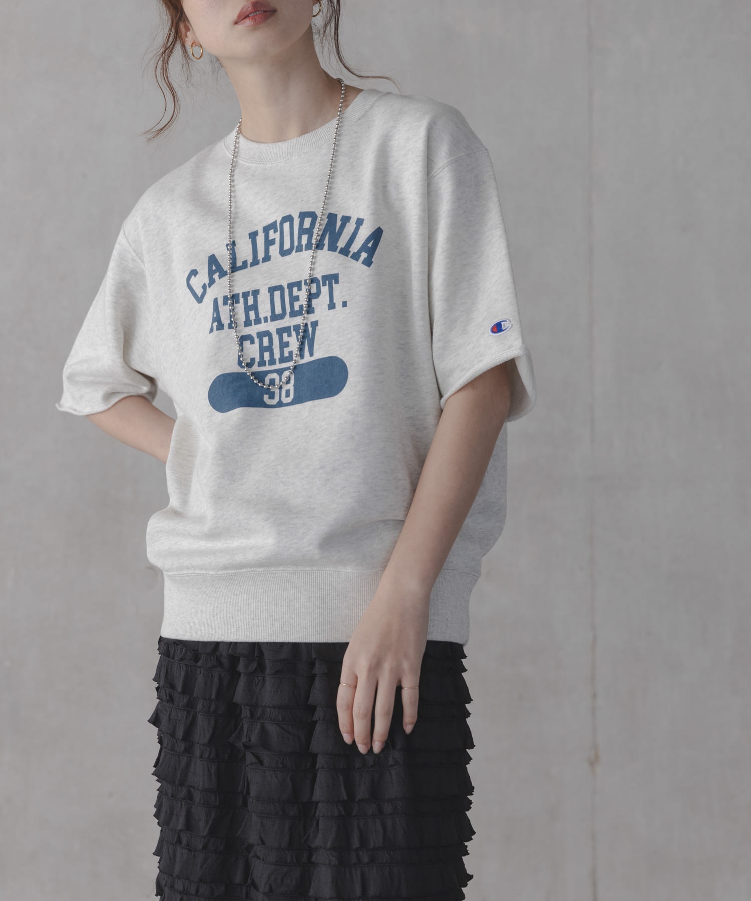 『別注』CHAMPION×Sonny Label　ロゴスウェットTシャツ