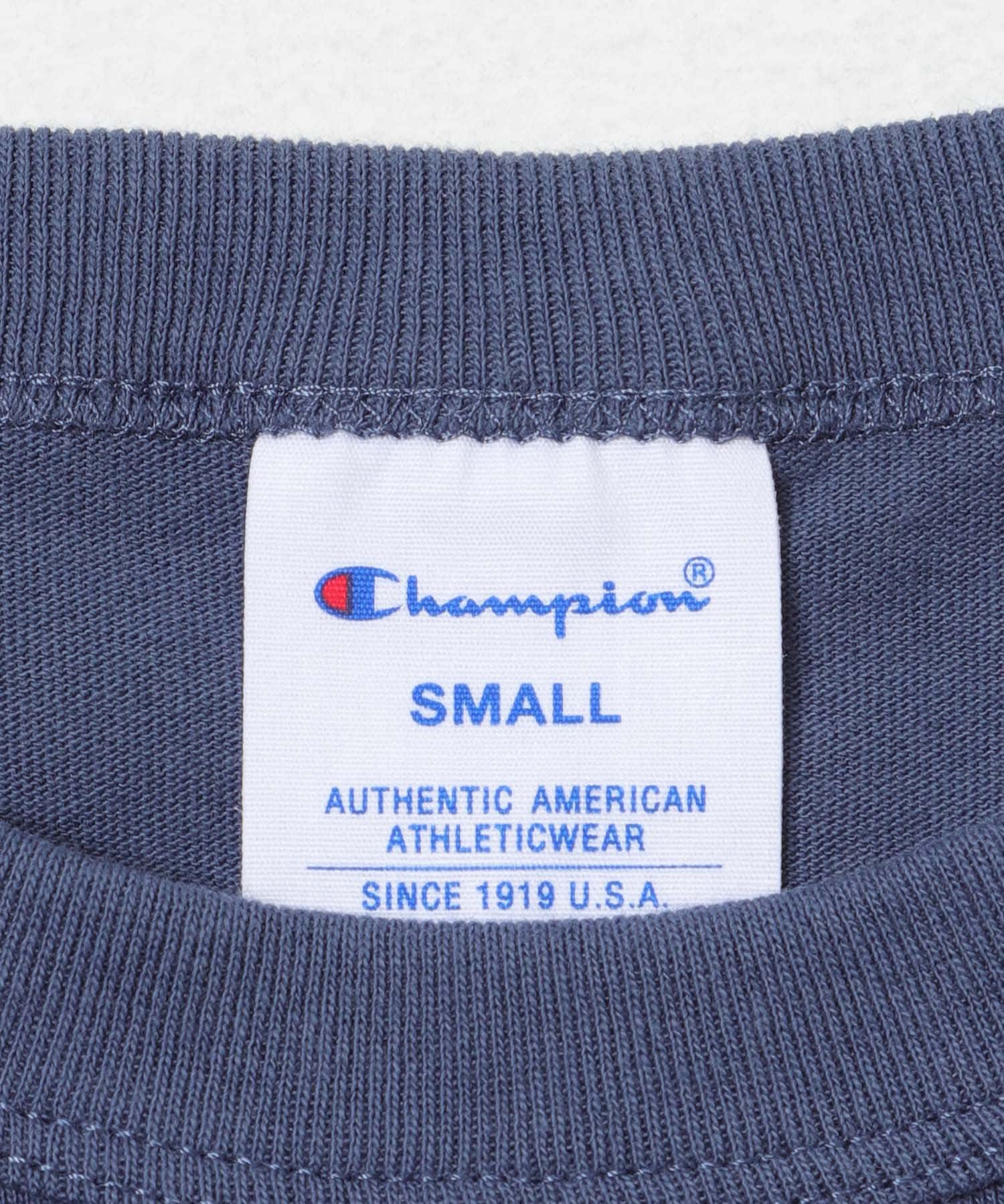 CHAMPION　SHORT SLEEVE T-SHIRTS 385DBLUE S