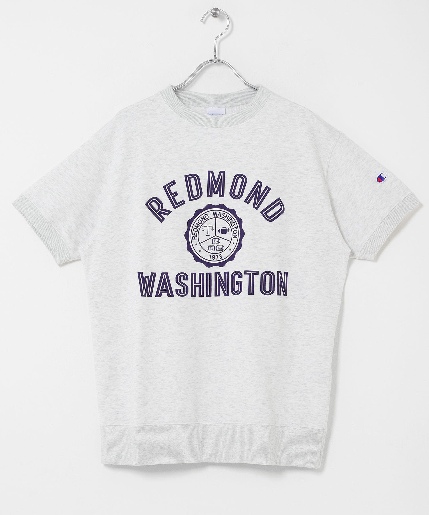 CHAMPION　SHORT SLEEVE SWEAT 810OATMEAL M