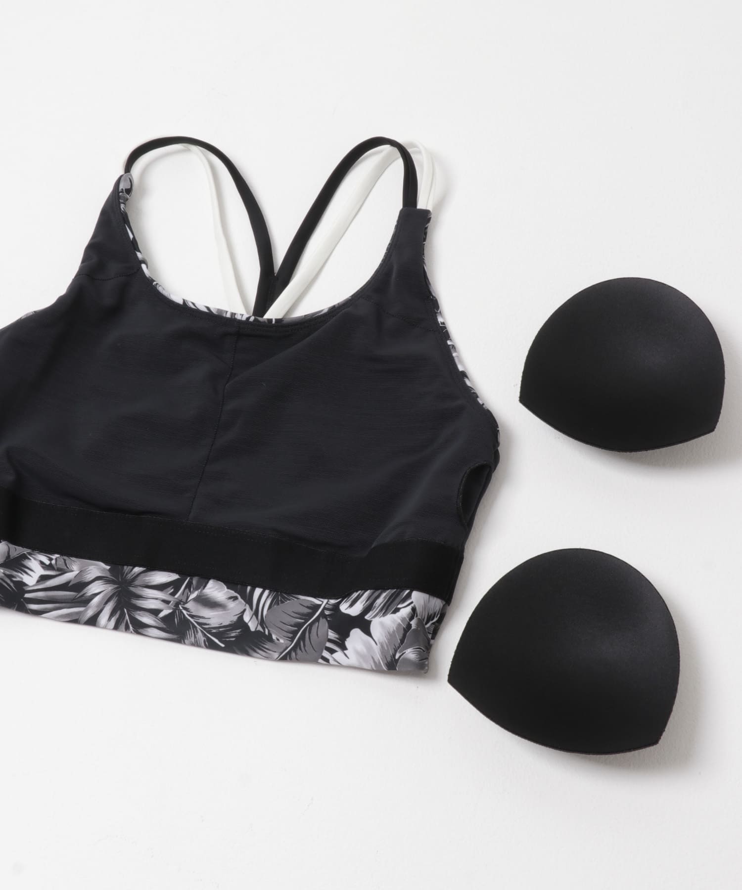 ROXY　GLOW YOUR WAY BRA BLK M