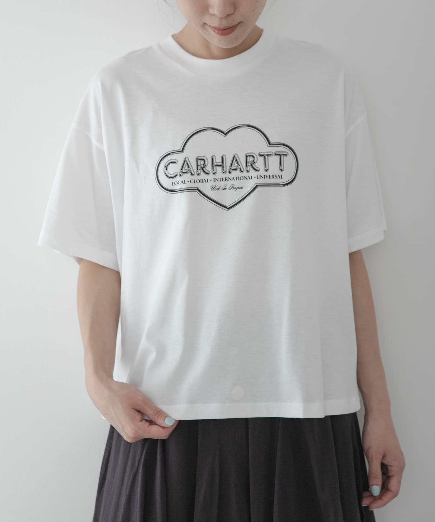 CARHARTT　SHORT-SLEEVE CLOUD HEART T-SHIRT