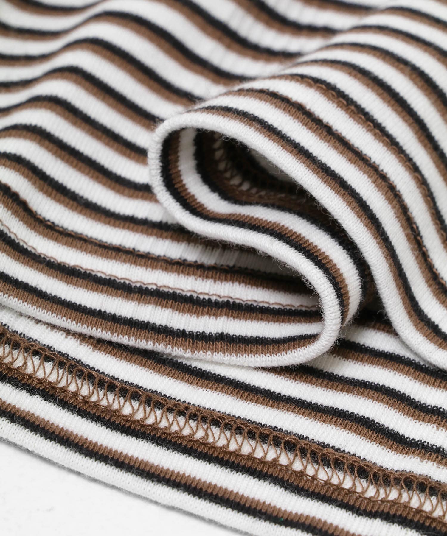 Miller　パネルリブタンクトップ 16BRN-BK One